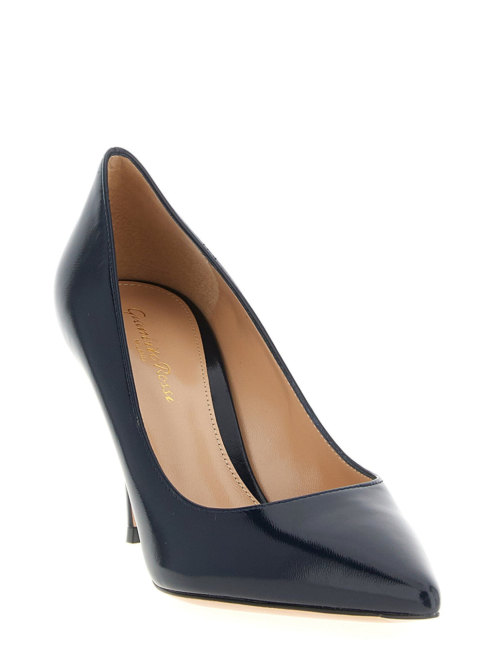 Gianvito Rossi Blue Lamb Leather High Heel Pumps