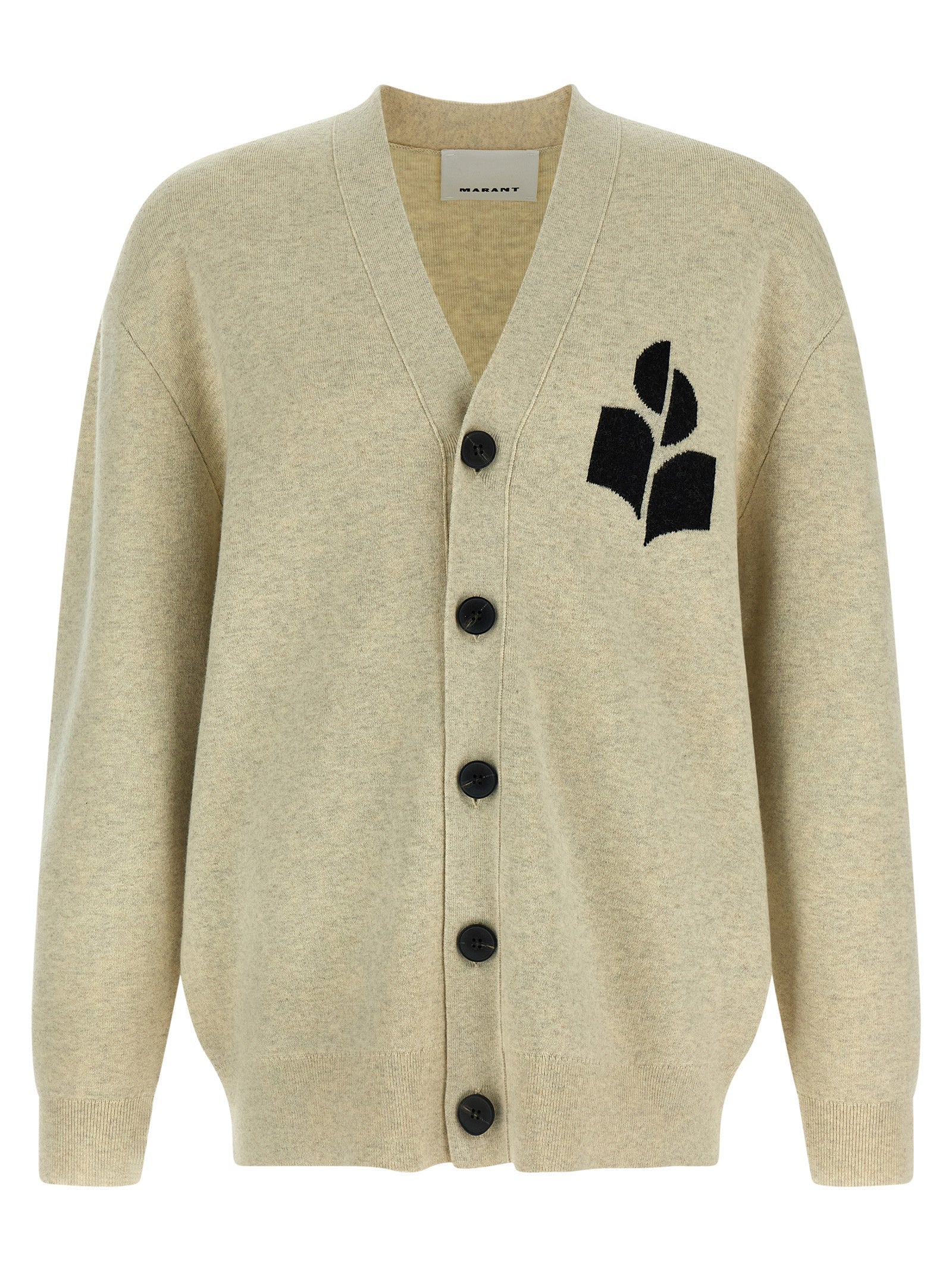 Isabel Marant Gray Cotton Cardigan Isabel Marant