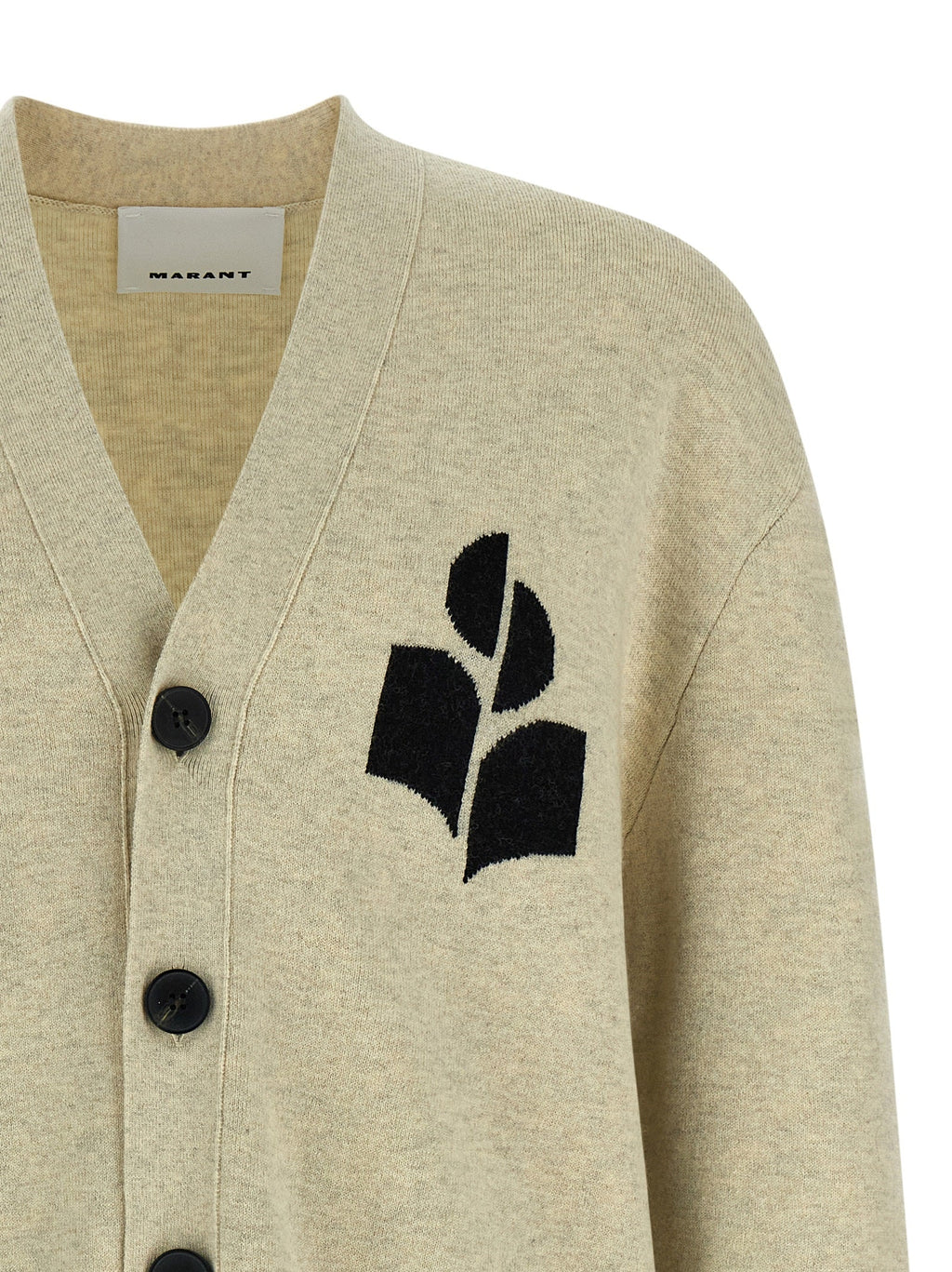 Isabel Marant Gray Cotton Cardigan Isabel Marant