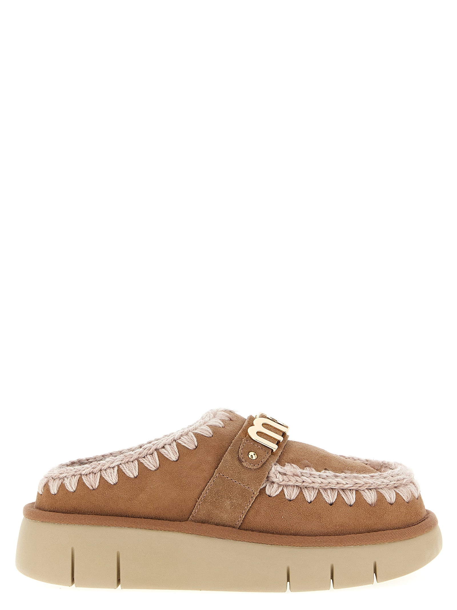 Mou Multicolor Lambskin Clogs