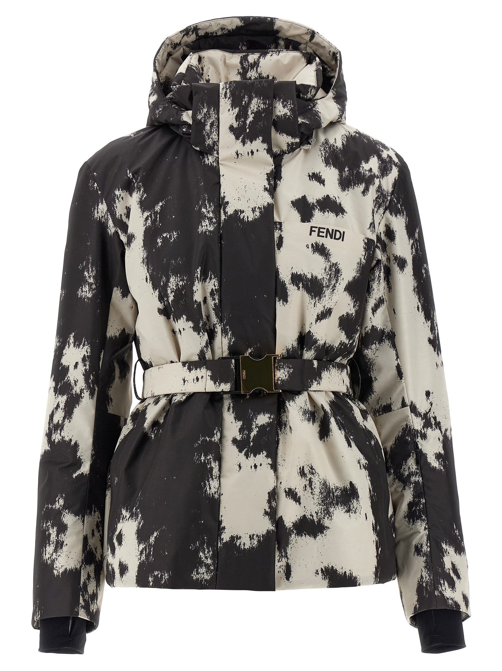 Fendi Multicolor Polyester Shell Jacket
