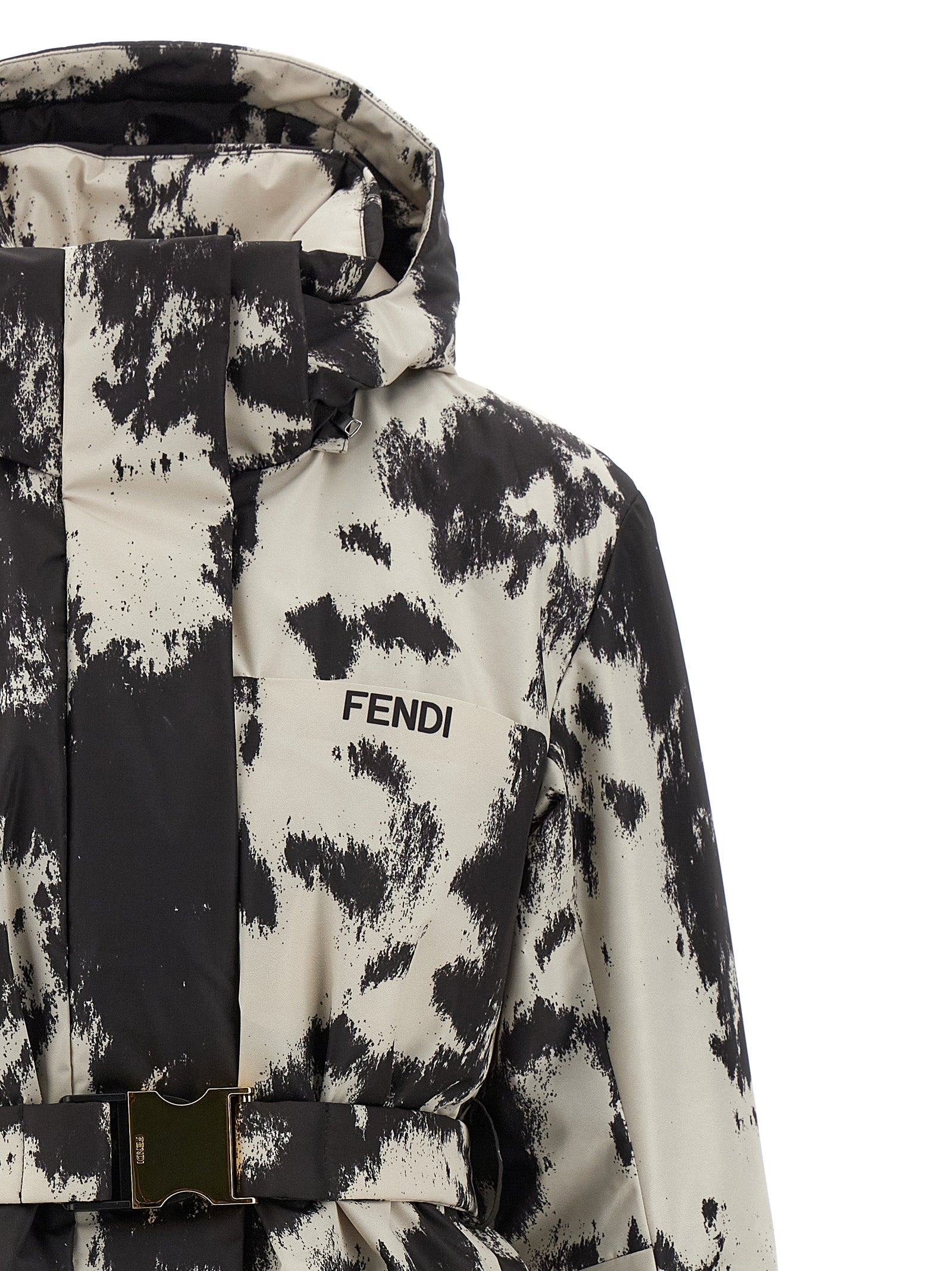 Fendi Multicolor Polyester Shell Jacket