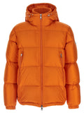 Moncler Orange Polyamide Full-Length Jacket