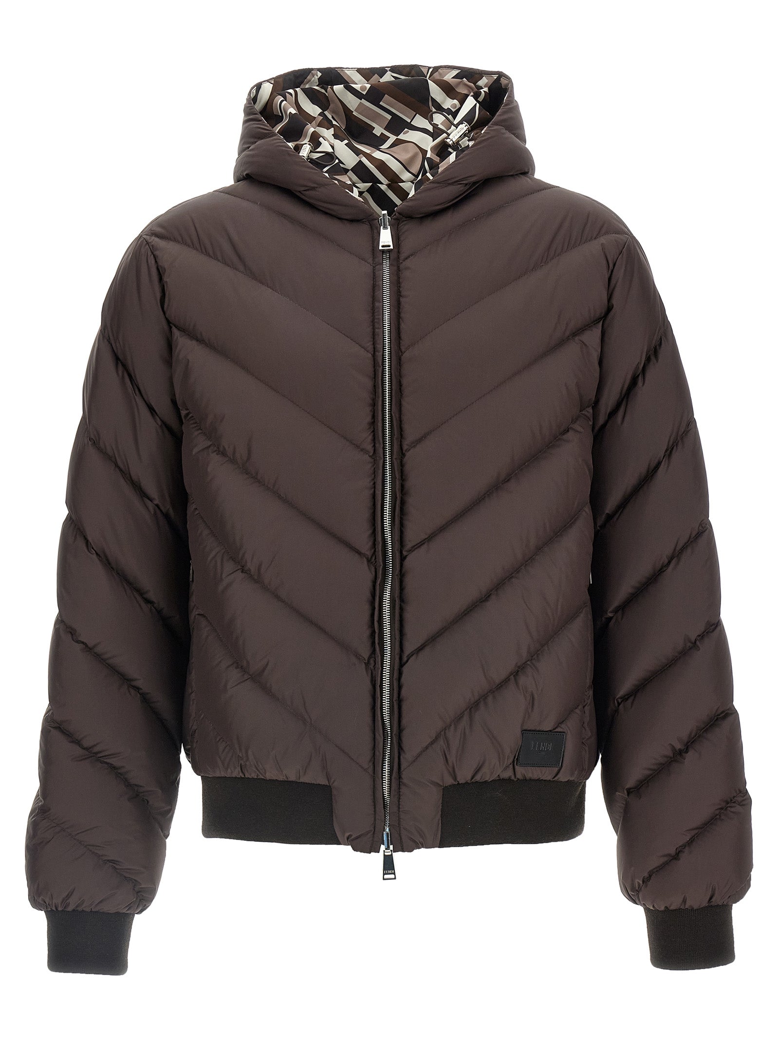Fendi Multicolor Polyester Shell Jacket