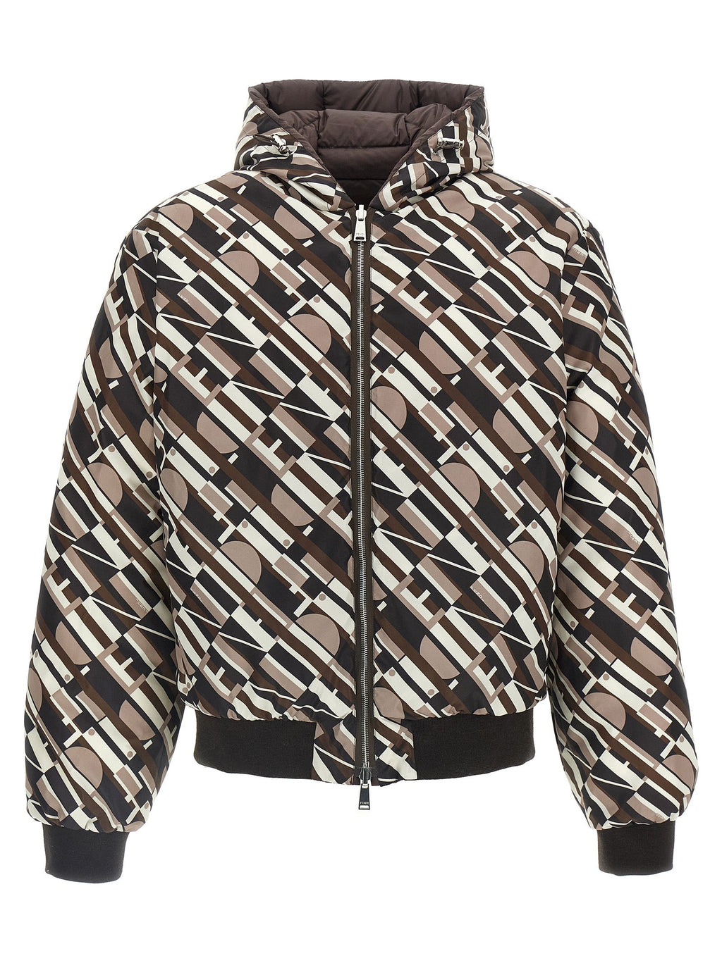 Fendi Multicolor Polyester Shell Jacket