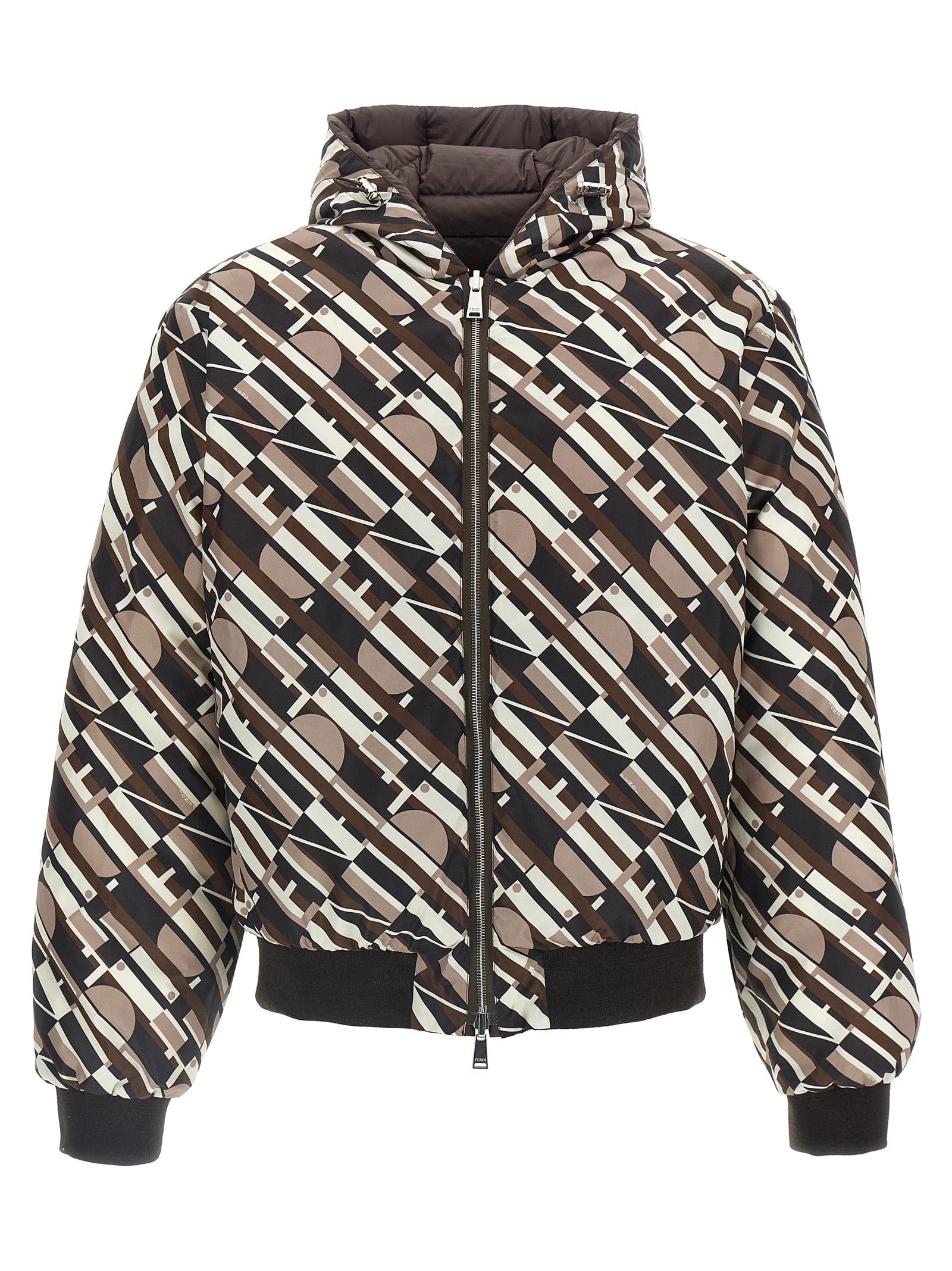 Fendi Multicolor Polyester Shell Jacket