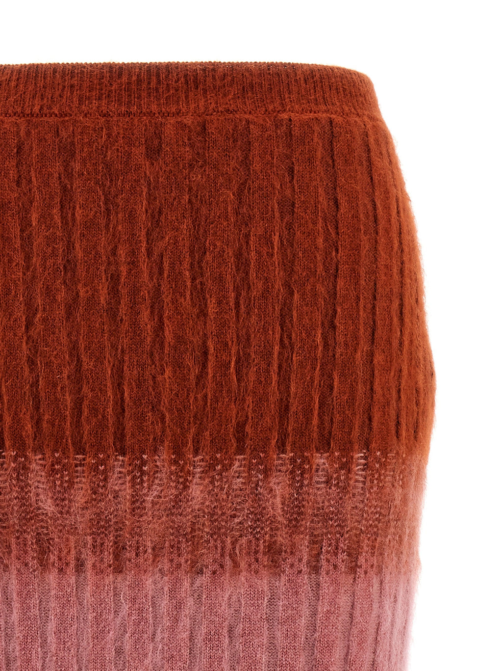 Fendi Multicolor Wool Midi Skirt