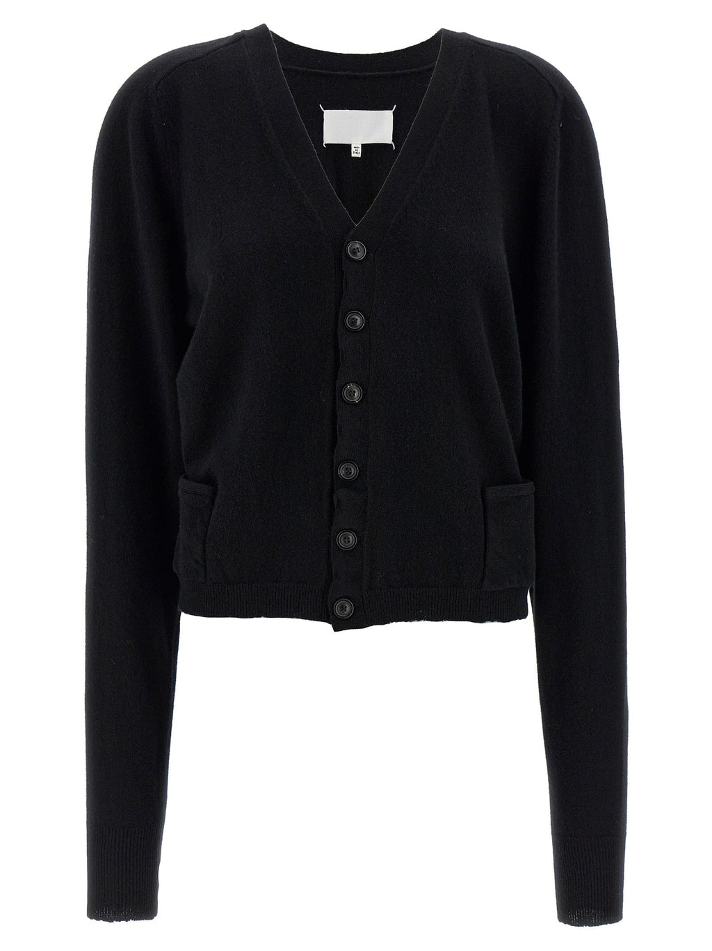 Maison Margiela Black Wool Cardigan