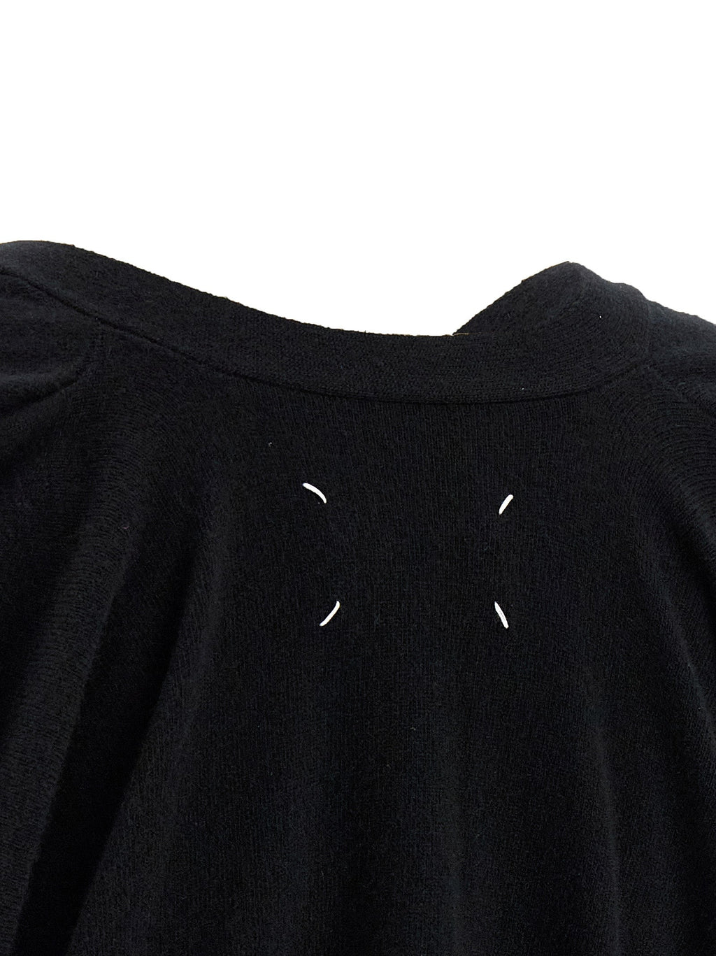 Maison Margiela Black Wool Cardigan