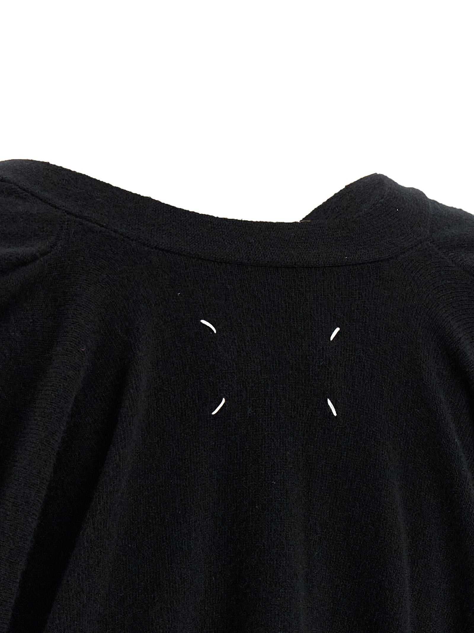 Maison Margiela Black Wool Cardigan