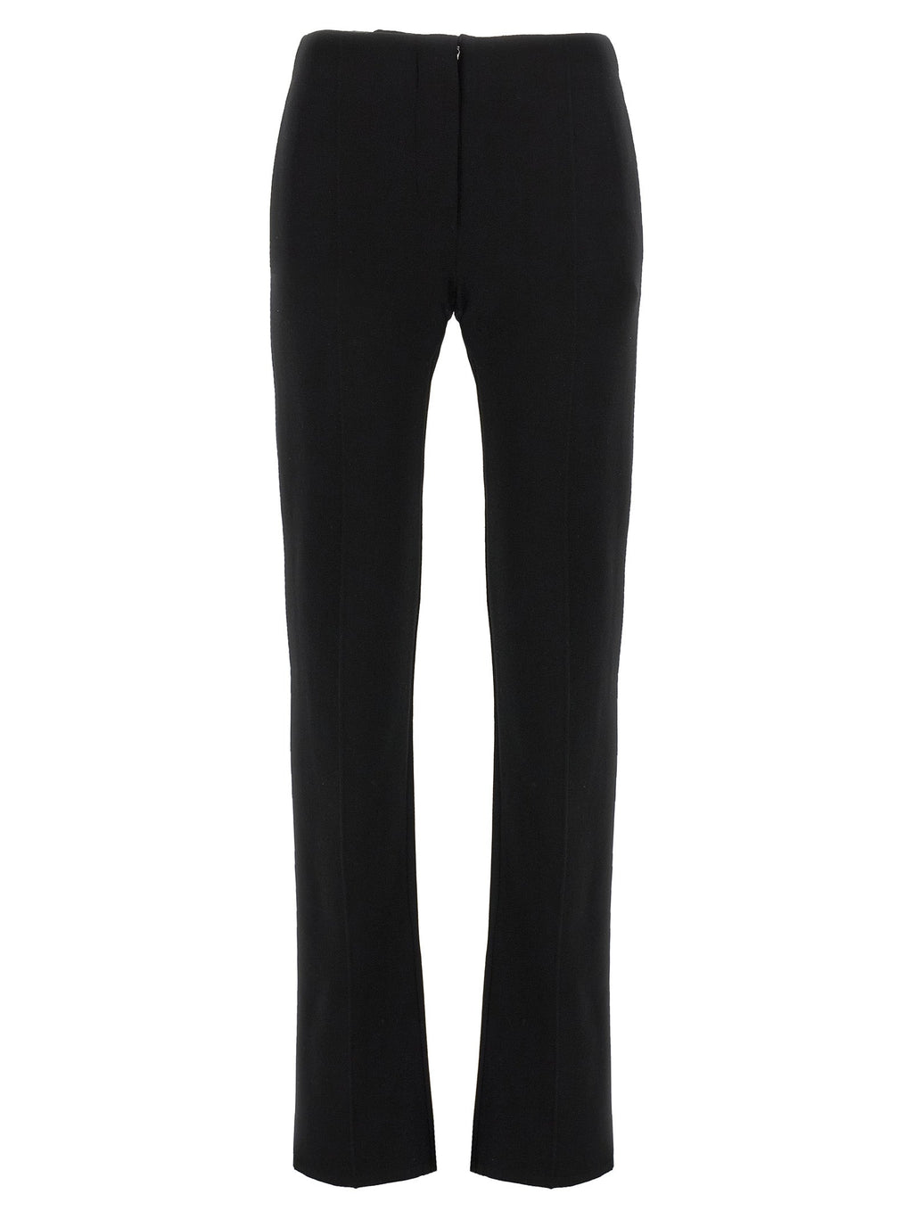 Sportmax Black Viscose Casual Pants