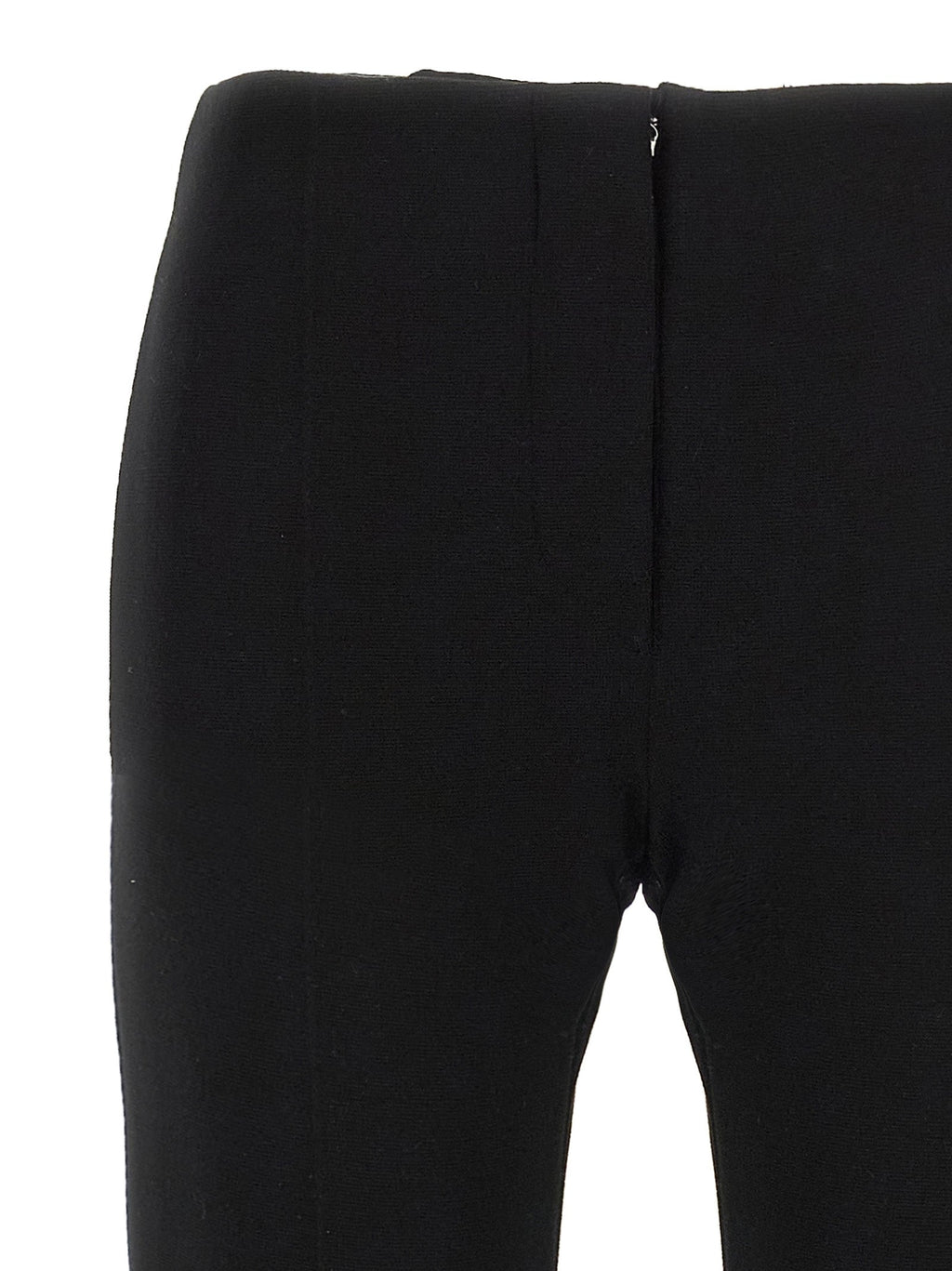 Sportmax Black Viscose Casual Pants