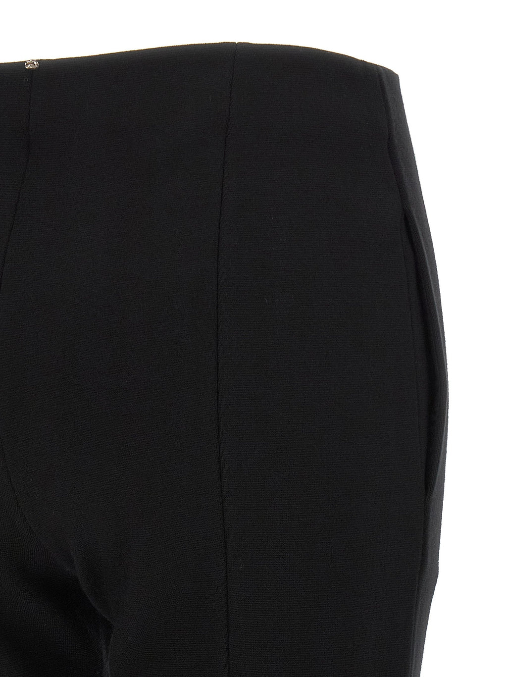 Sportmax Black Viscose Casual Pants