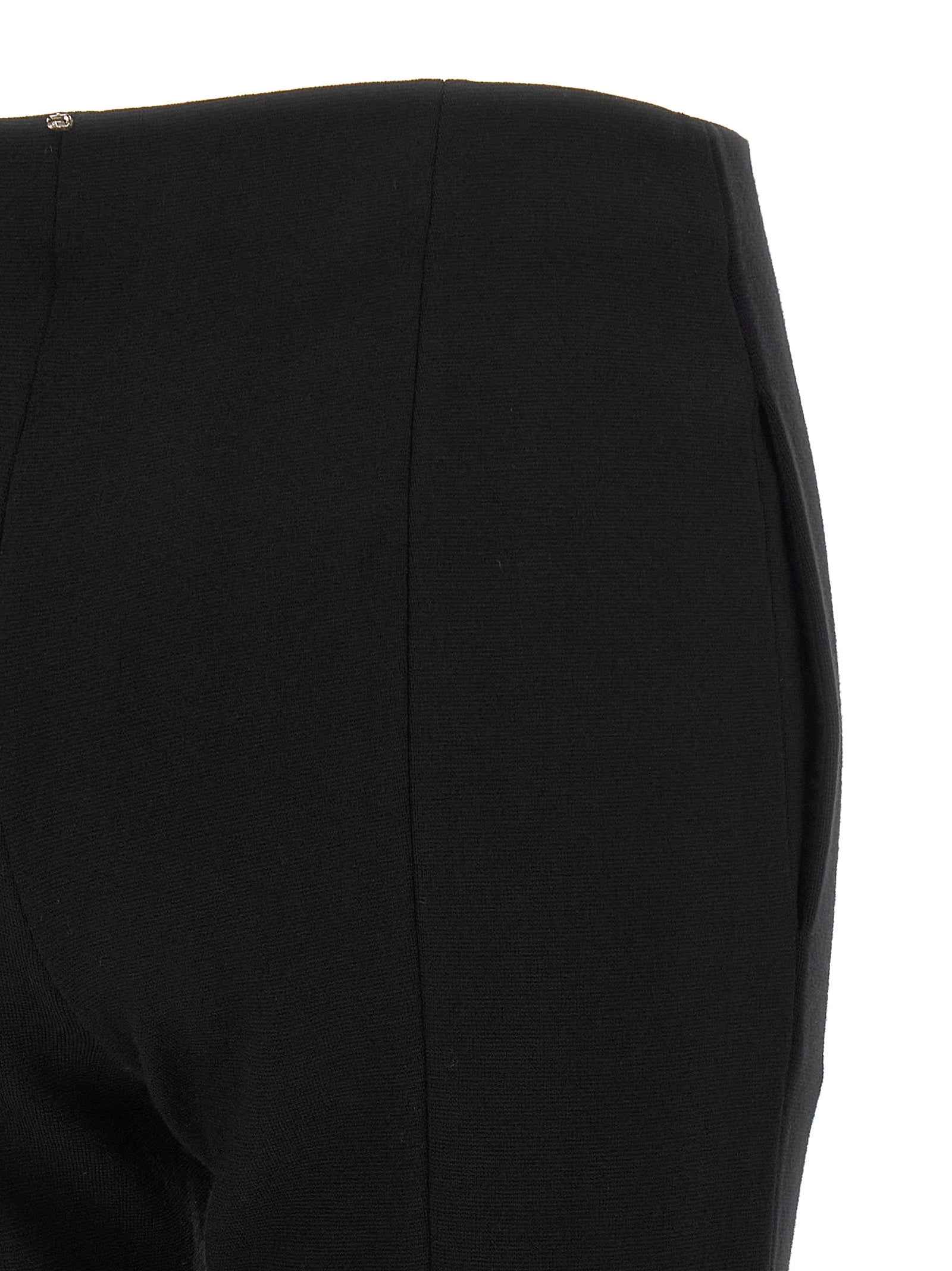Sportmax Black Viscose Casual Pants