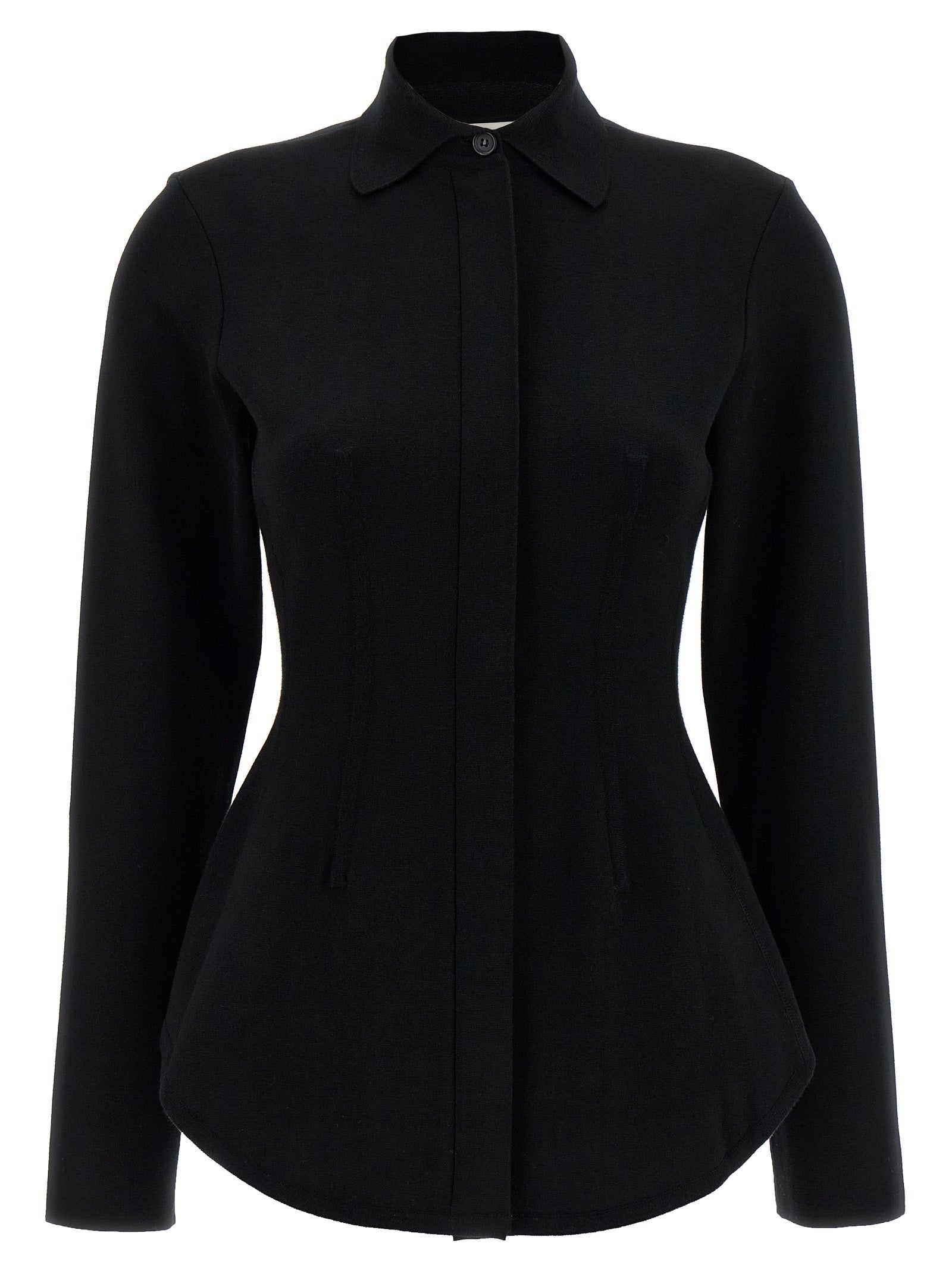 Sportmax Black Viscose Blouse