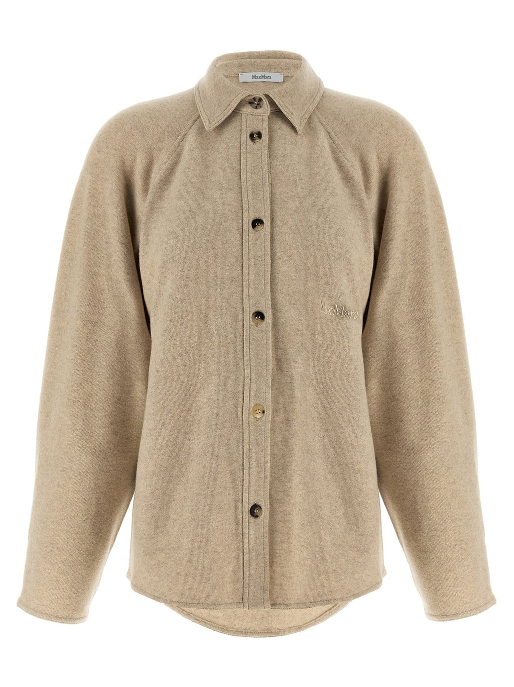 Max Mara Beige Cashmere Blouse
