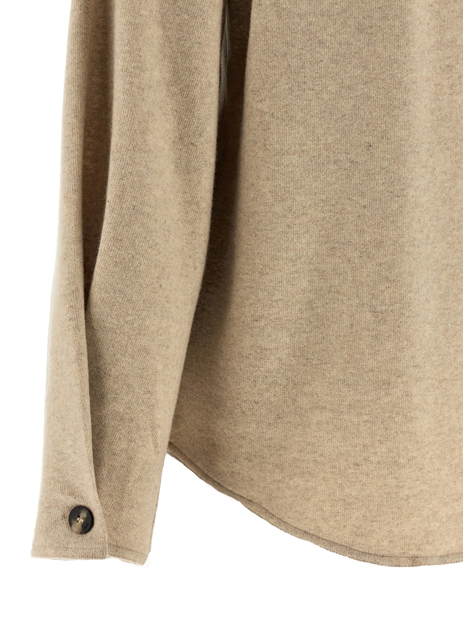 Max Mara Beige Cashmere Blouse
