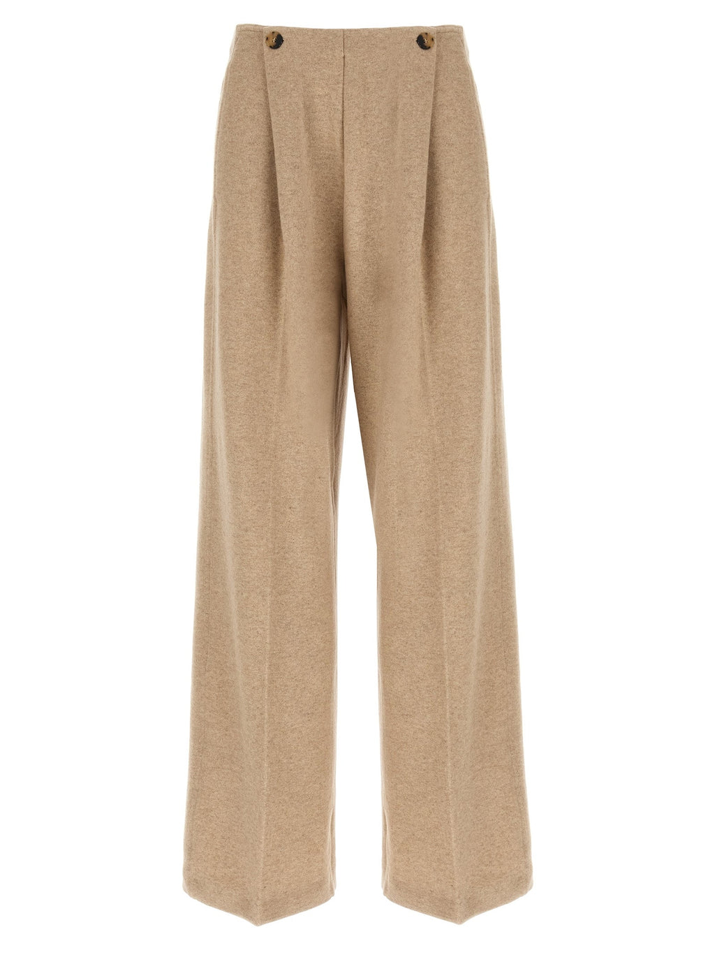 Max Mara Beige Cashmere Casual Pants