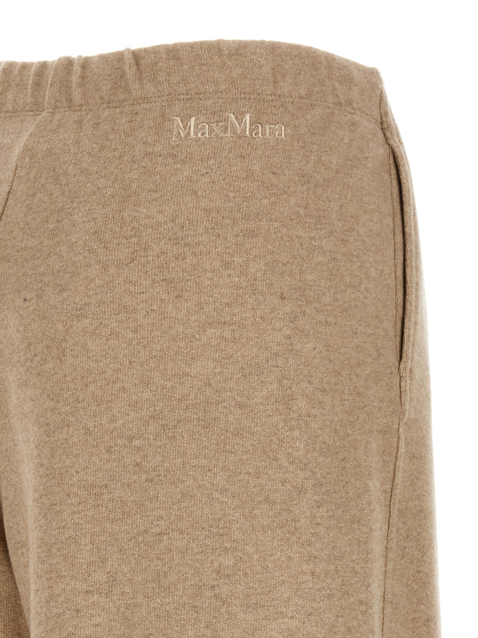 Max Mara Beige Cashmere Casual Pants