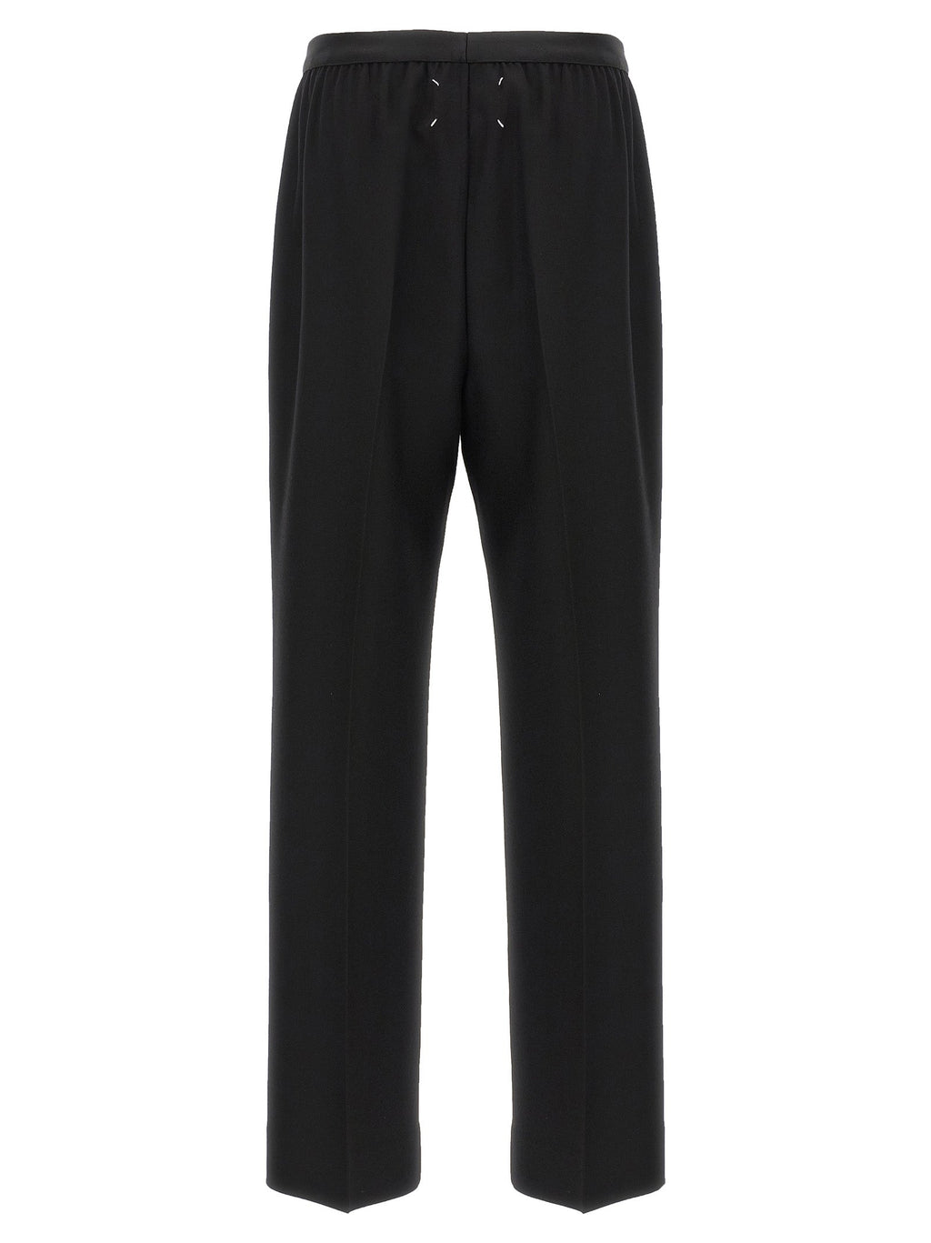 Maison Margiela Black Virgin Wool Casual Pants