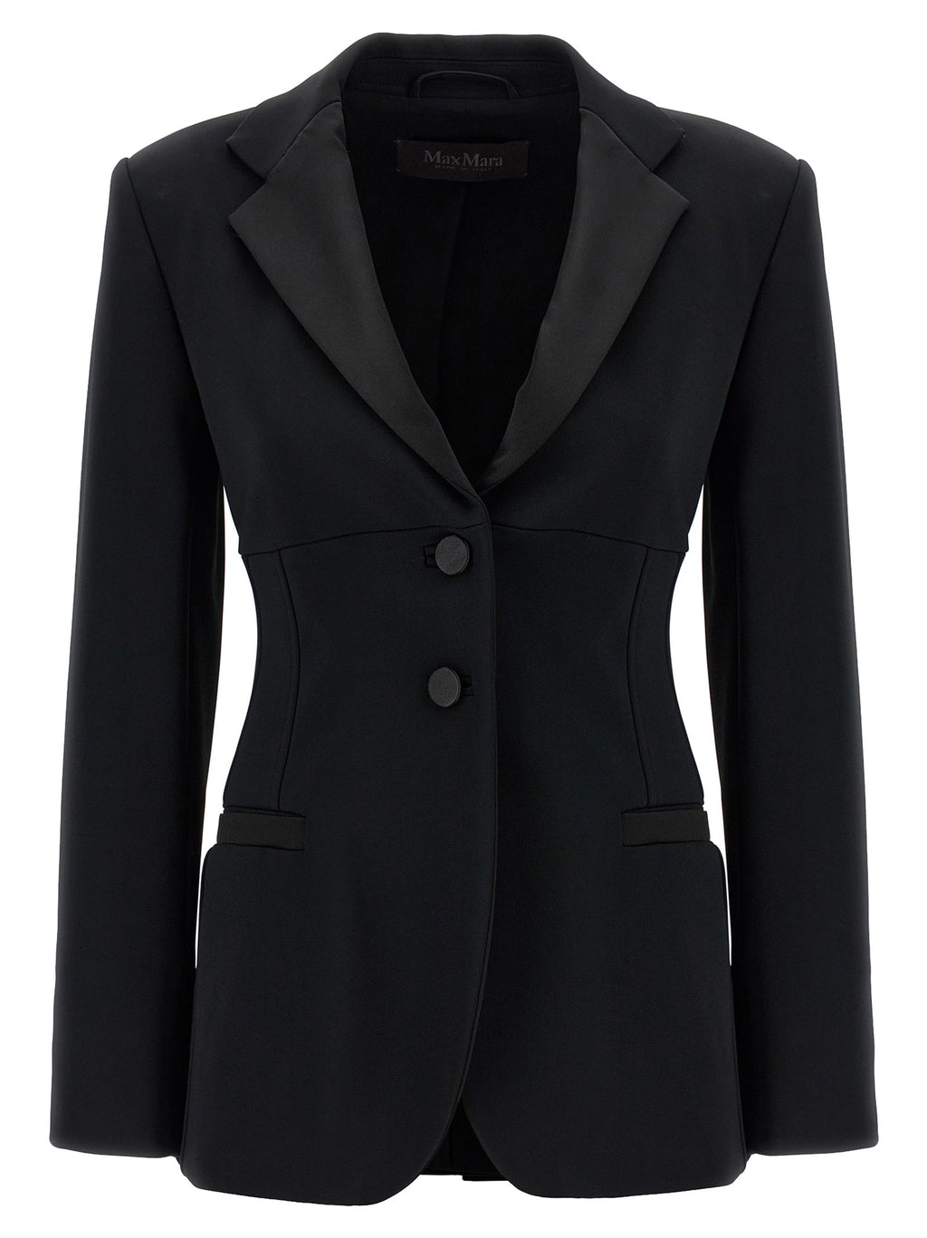 Max Mara Black Viscose Blazer