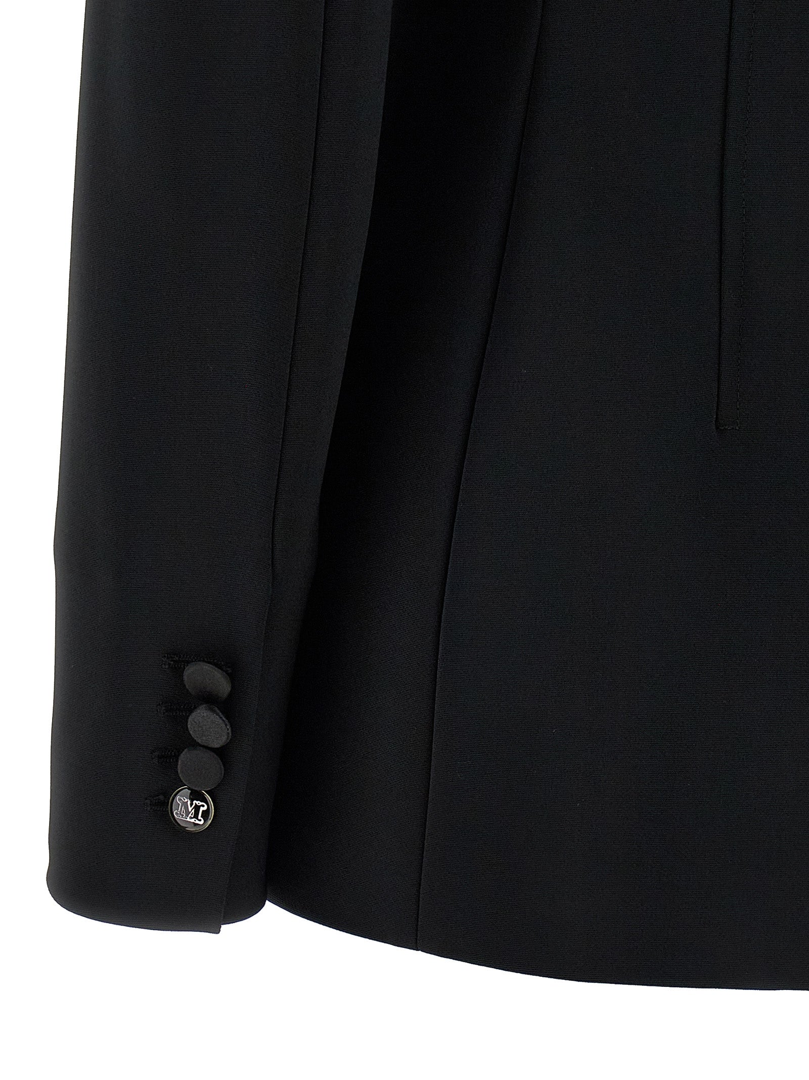 Max Mara Black Viscose Blazer