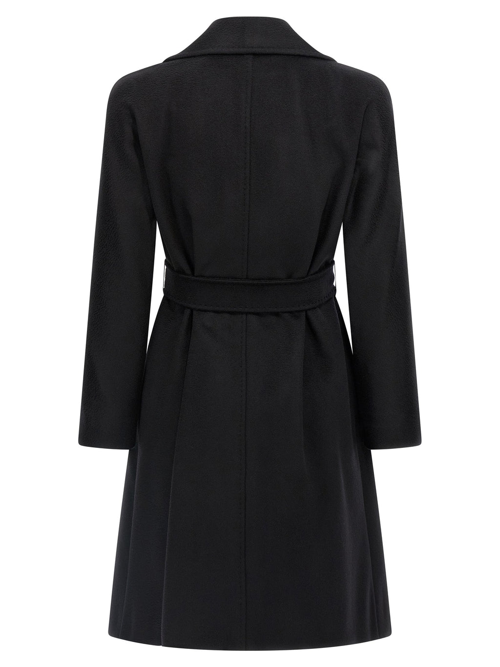 Max Mara Black Virgin Wool Coat