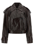 Sportmax Brown Cotton Coat