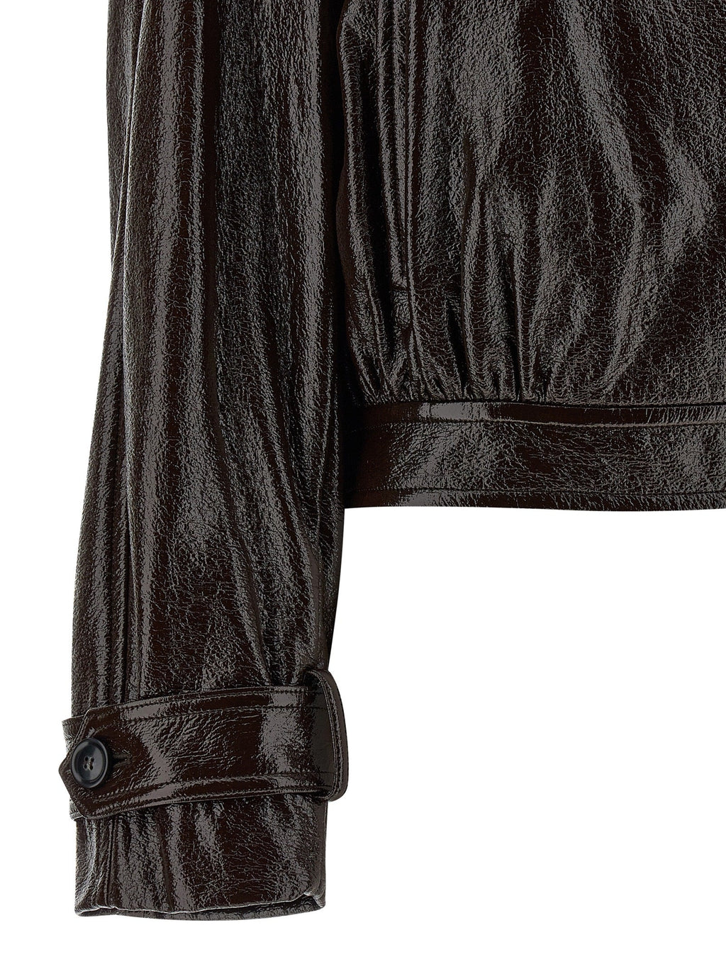 Sportmax Brown Cotton Coat