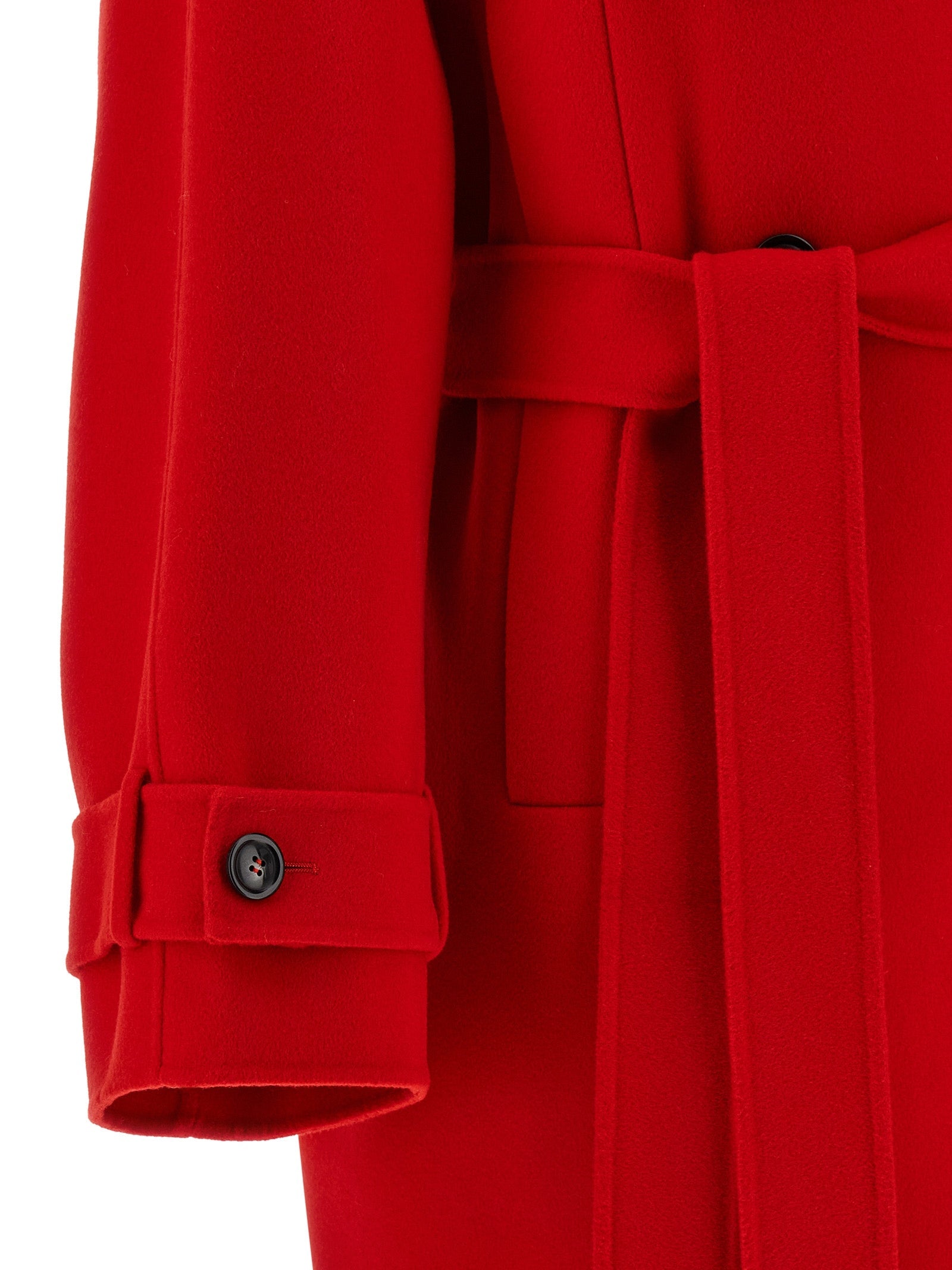 Sportmax Multicolor Virgin Wool Coat