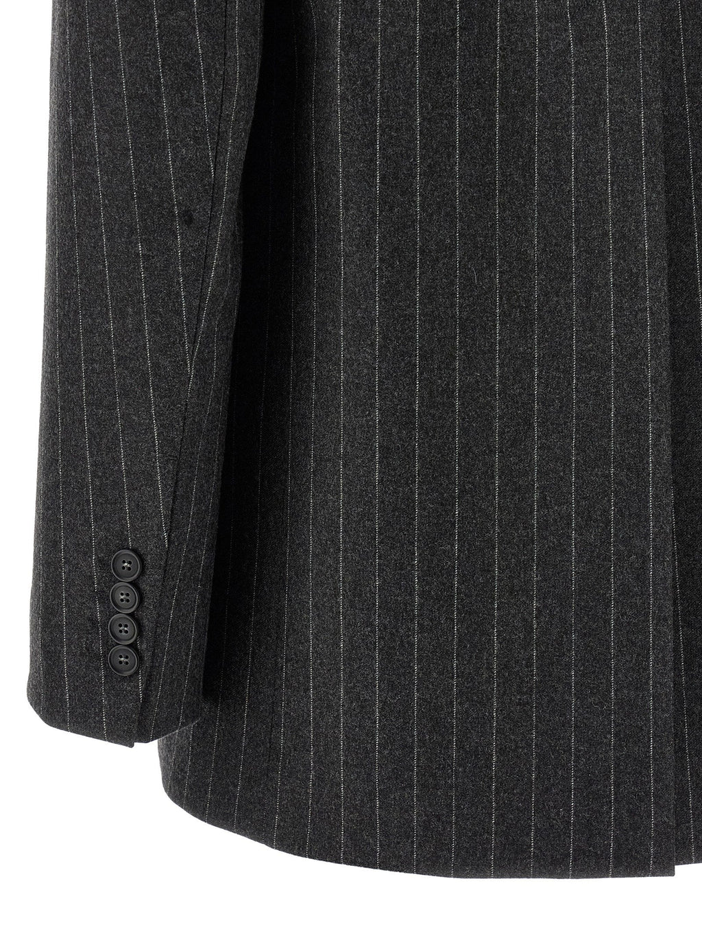 Sportmax Gray Virgin Wool Blazer