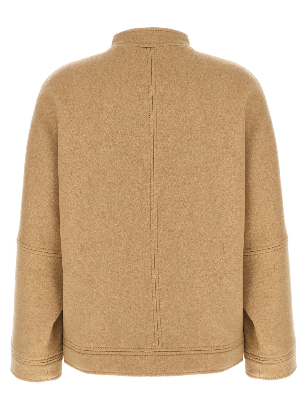 Max Mara Beige Cashmere Bomber