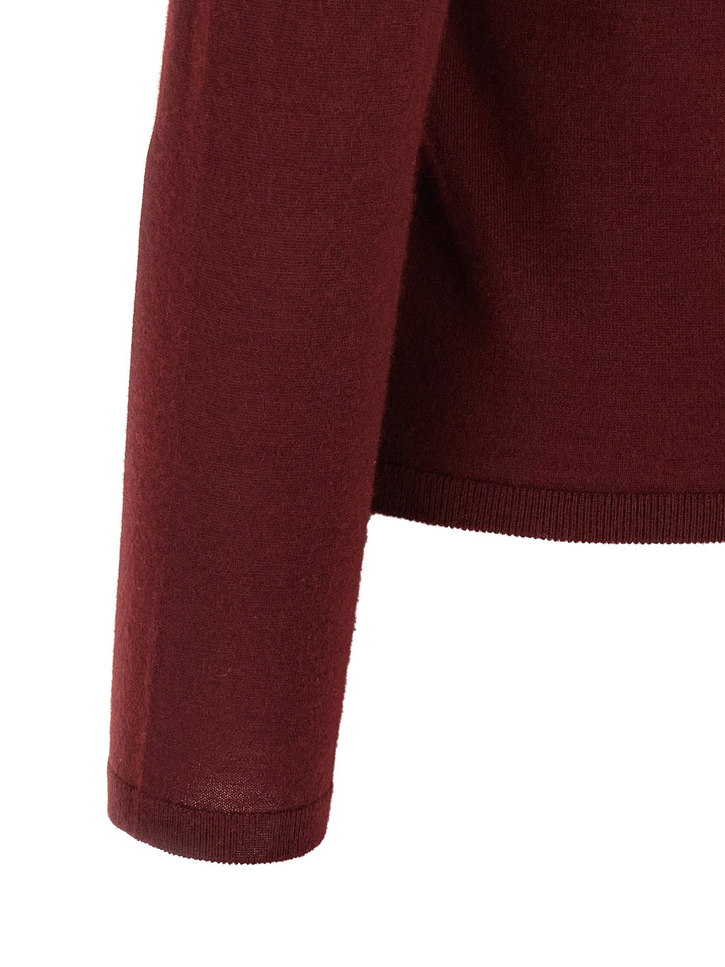 Max Mara Bordeaux Cashmere Cardigan
