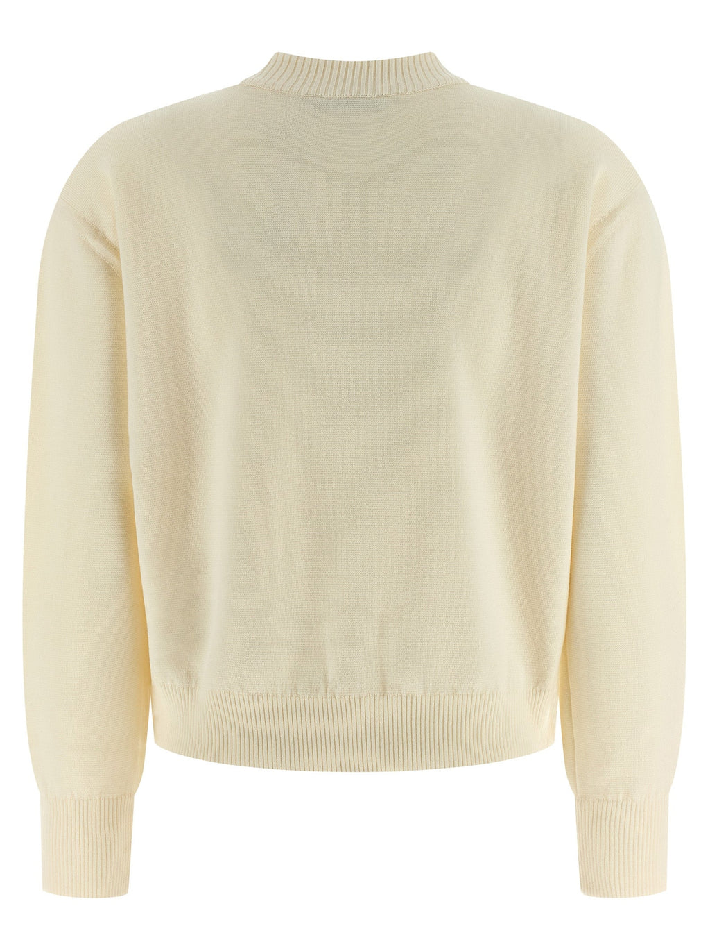 Max Mara White Virgin Wool Cardigan