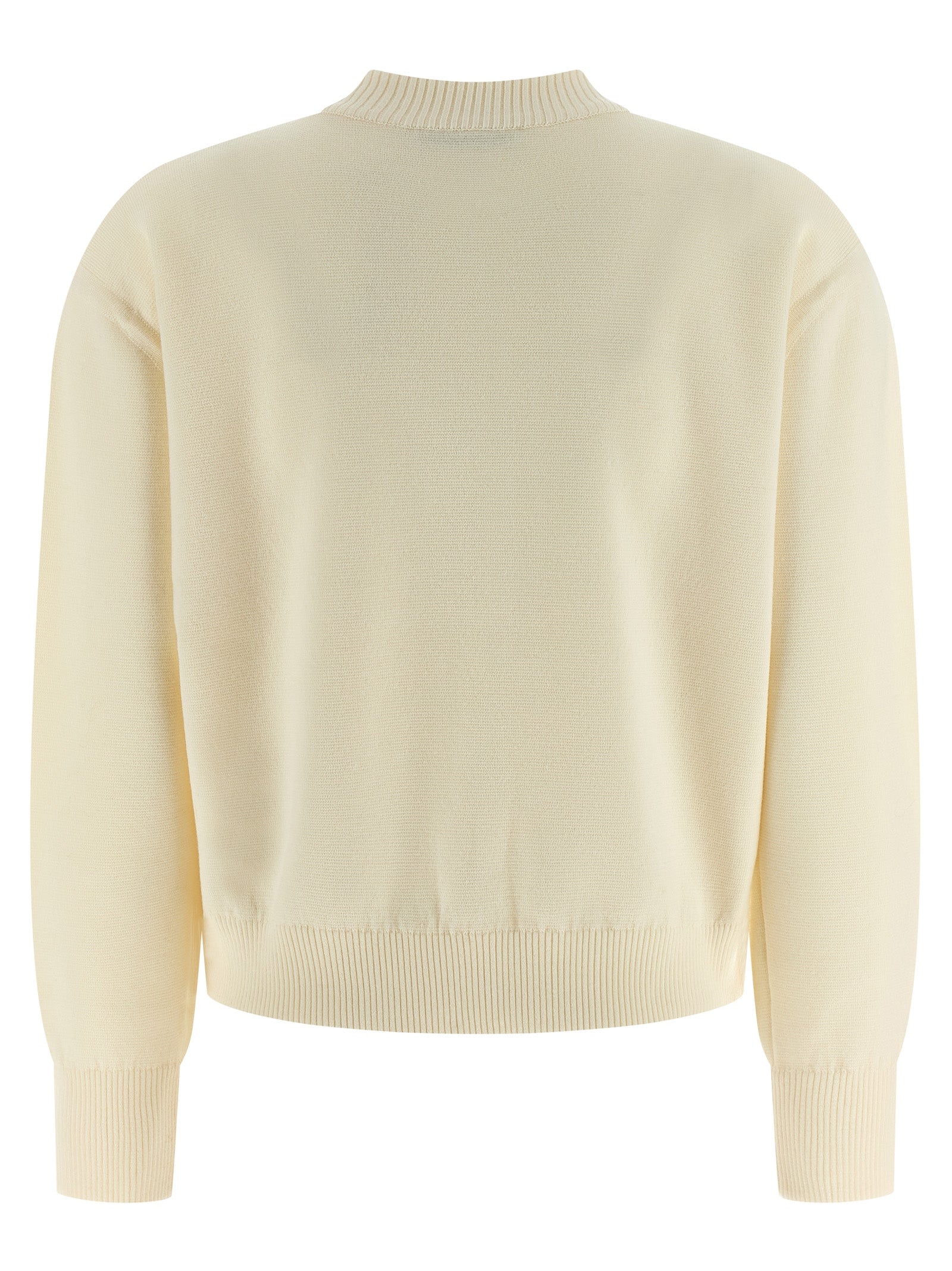 Max Mara White Virgin Wool Cardigan