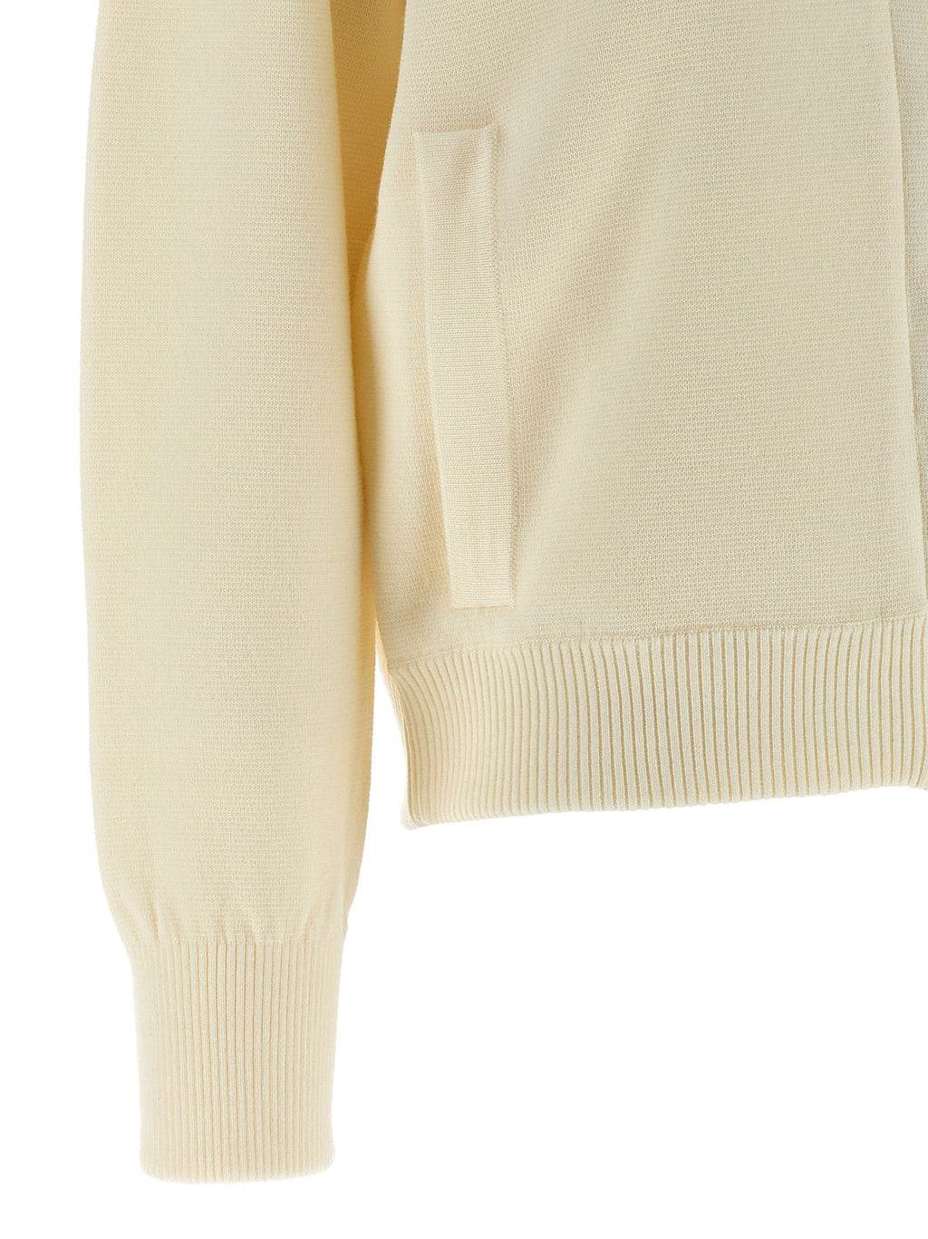 Max Mara White Virgin Wool Cardigan