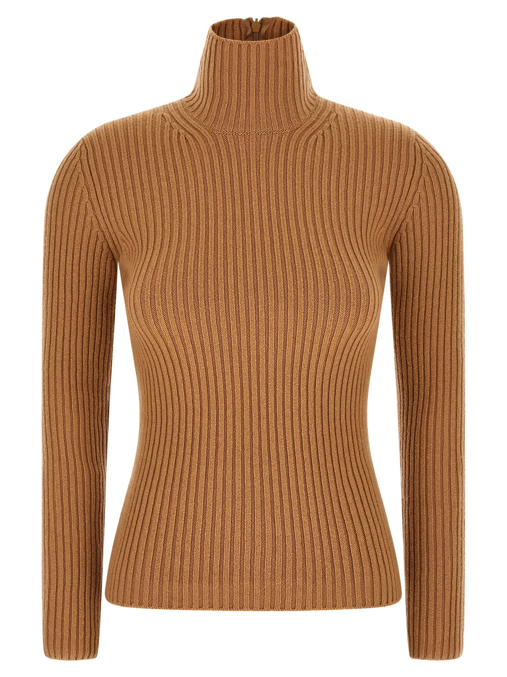 Max Mara Beige Wool Cardigan