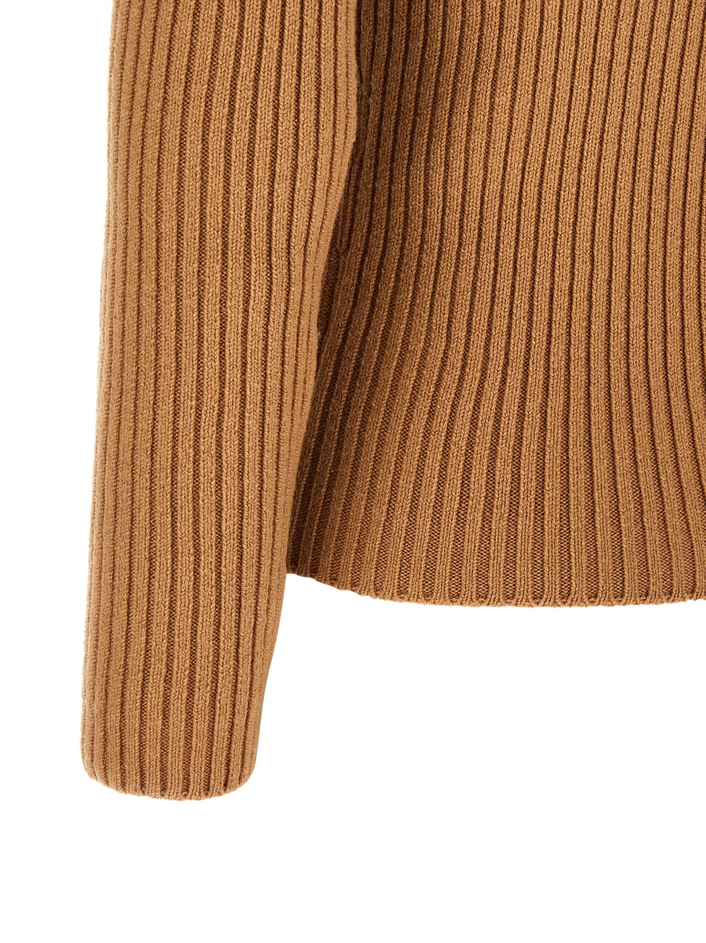 Max Mara Beige Wool Cardigan