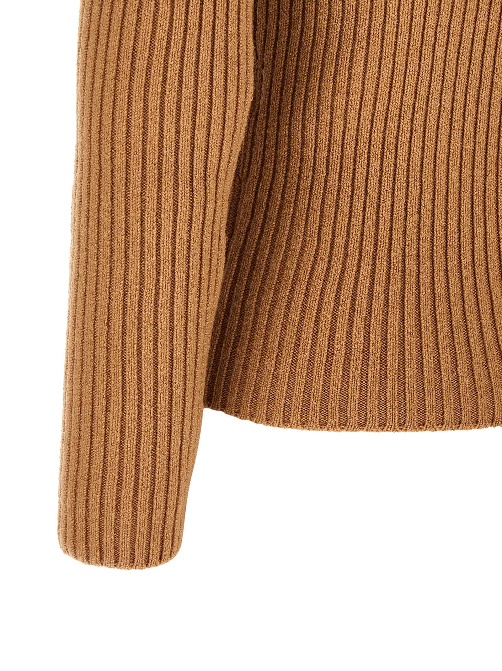 Max Mara Beige Wool Cardigan
