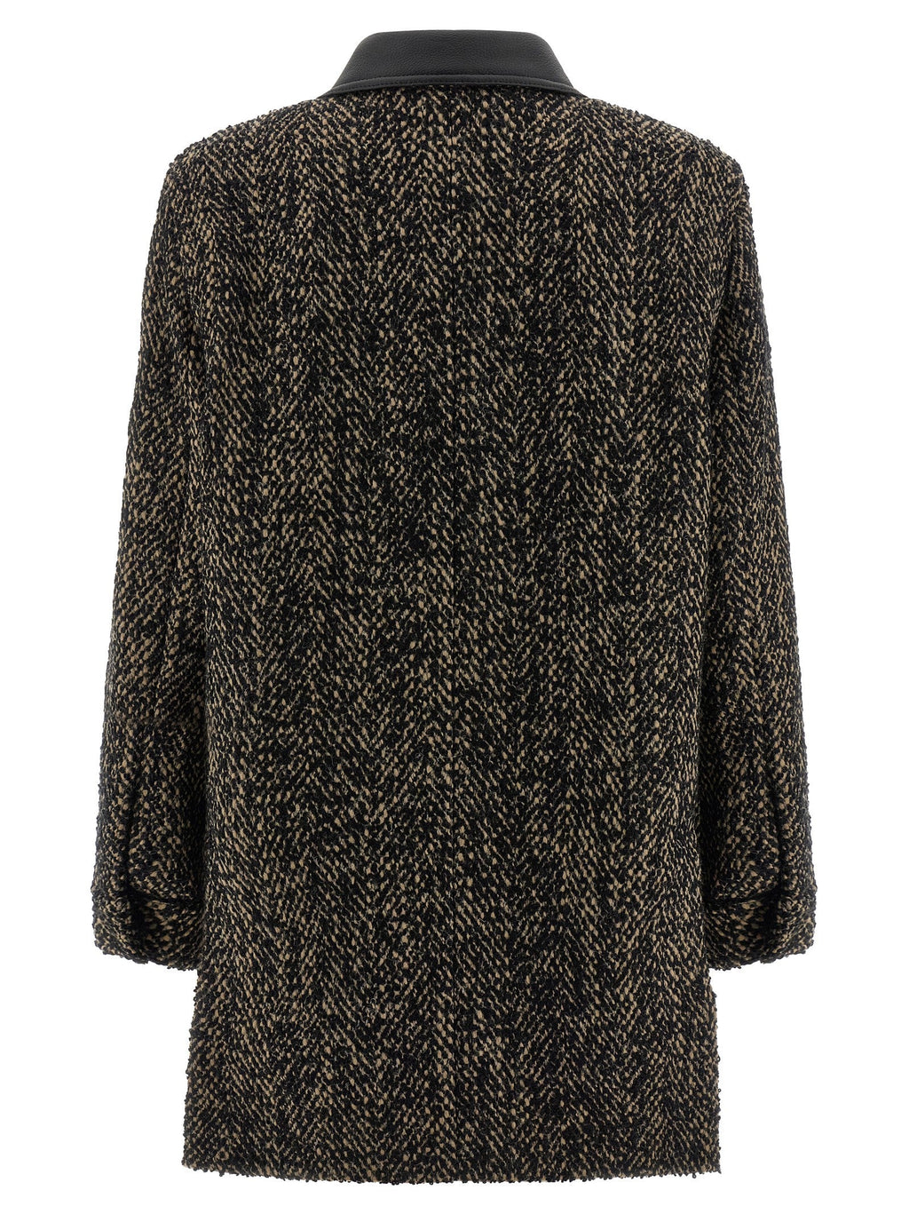 Max Mara Multicolor Virgin Wool Shell Jacket