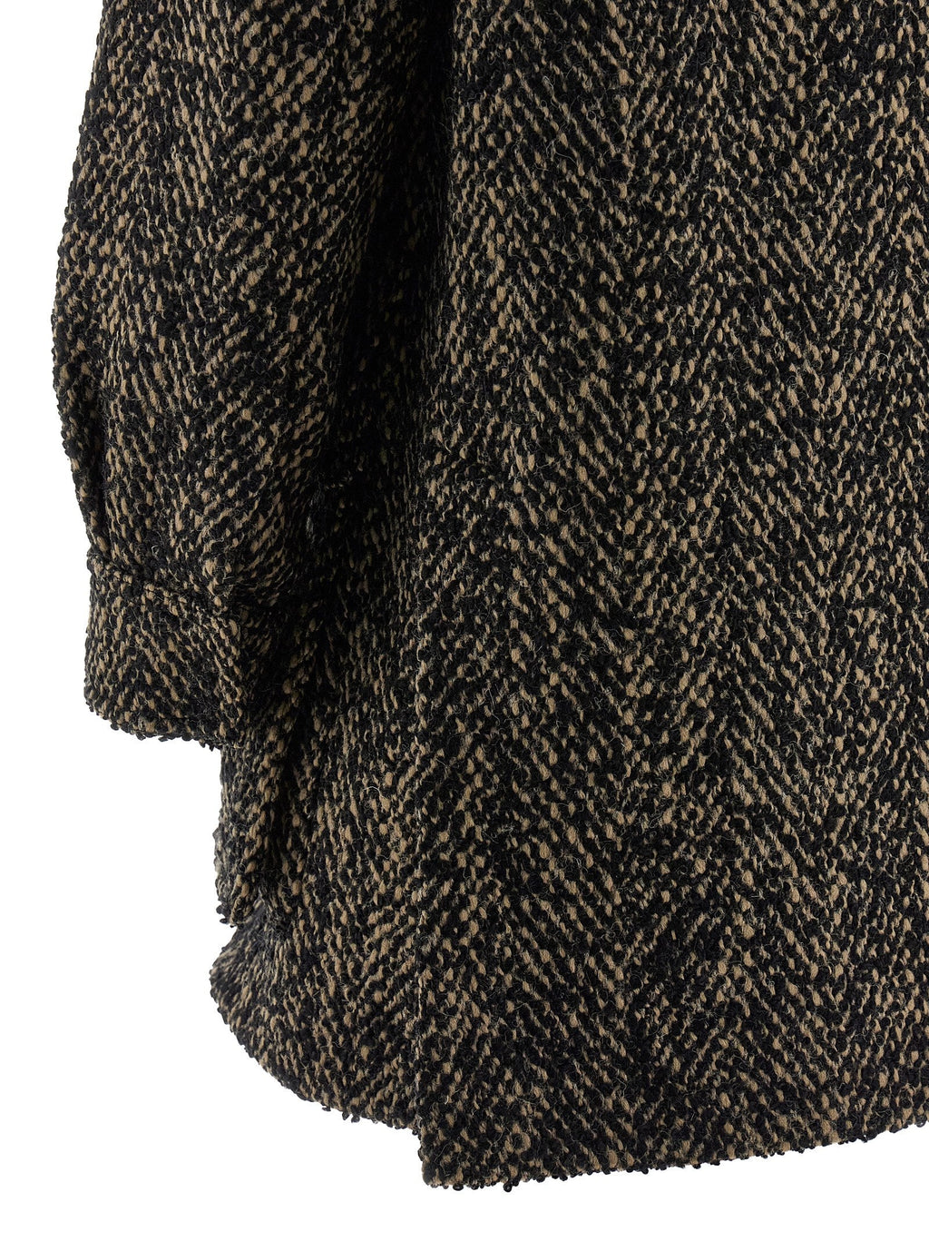 Max Mara Multicolor Virgin Wool Shell Jacket