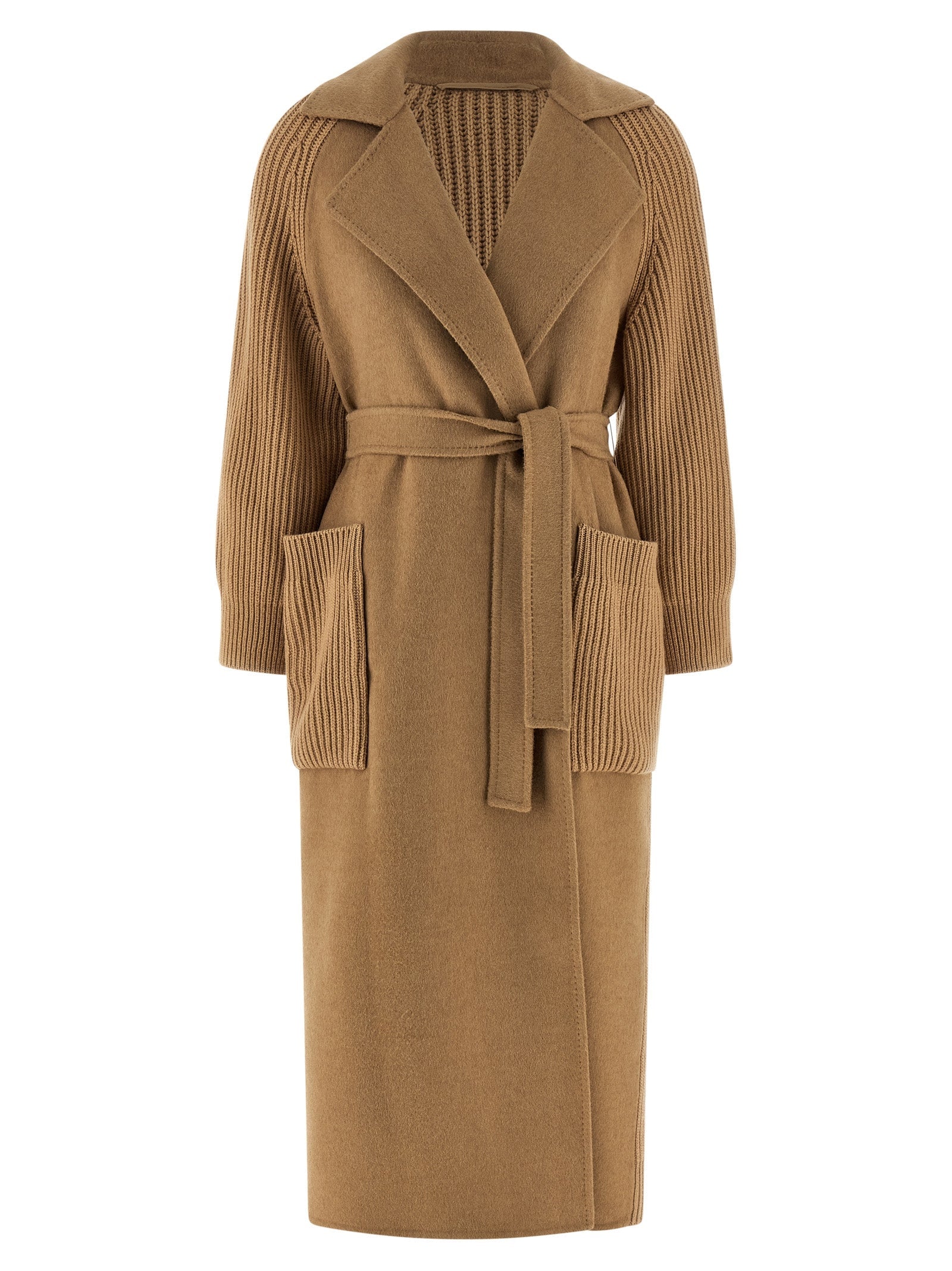 Max Mara Beige Wool Coat