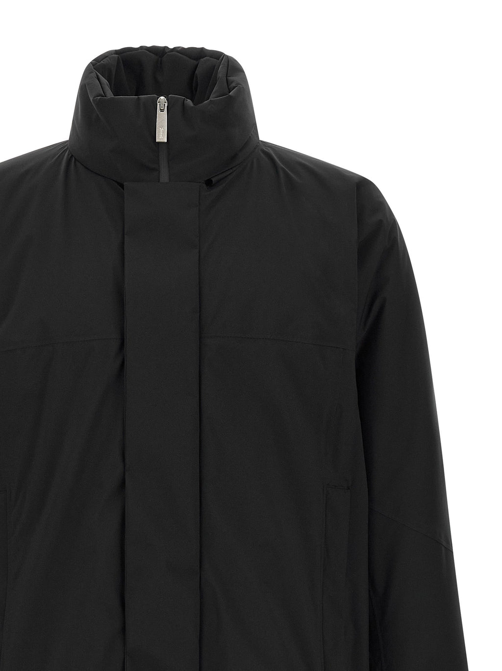 LAMINAR Black Polyamide Shell Jacket