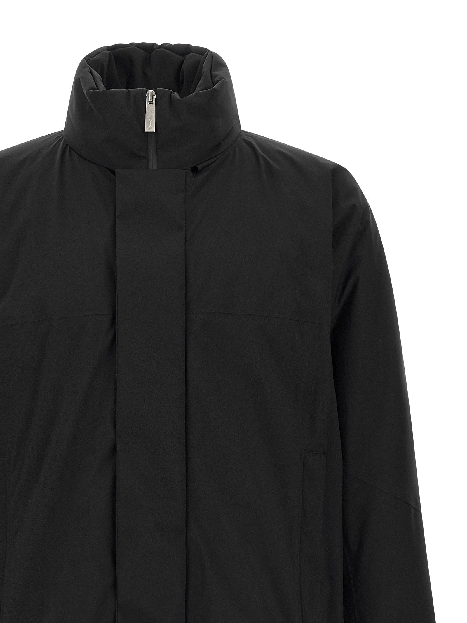 LAMINAR Black Polyamide Shell Jacket