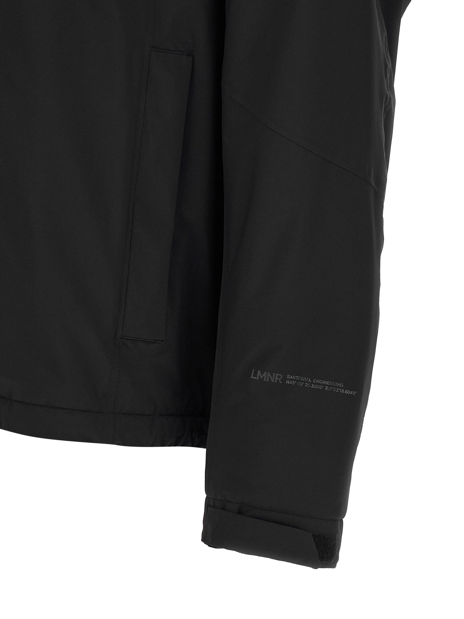LAMINAR Black Polyamide Shell Jacket