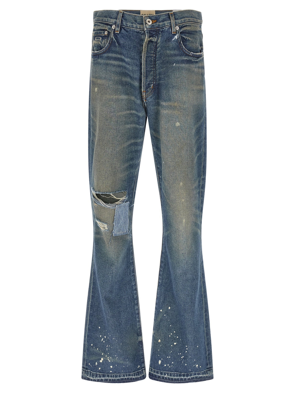 GALLERY DEPT. Blue Cotton Flared Jeans