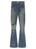 GALLERY DEPT. Blue Cotton Flared Jeans