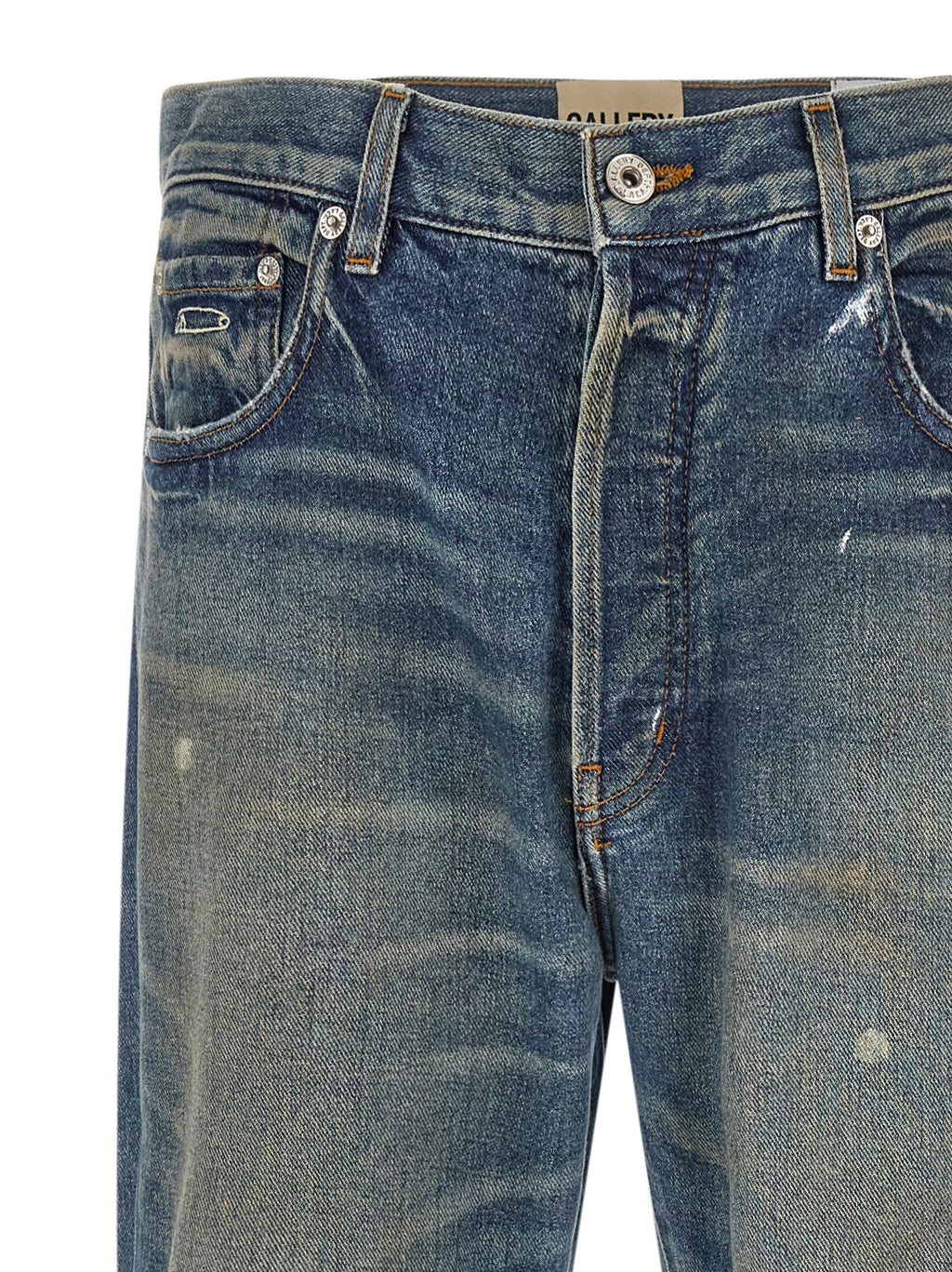 GALLERY DEPT. Blue Cotton Flared Jeans