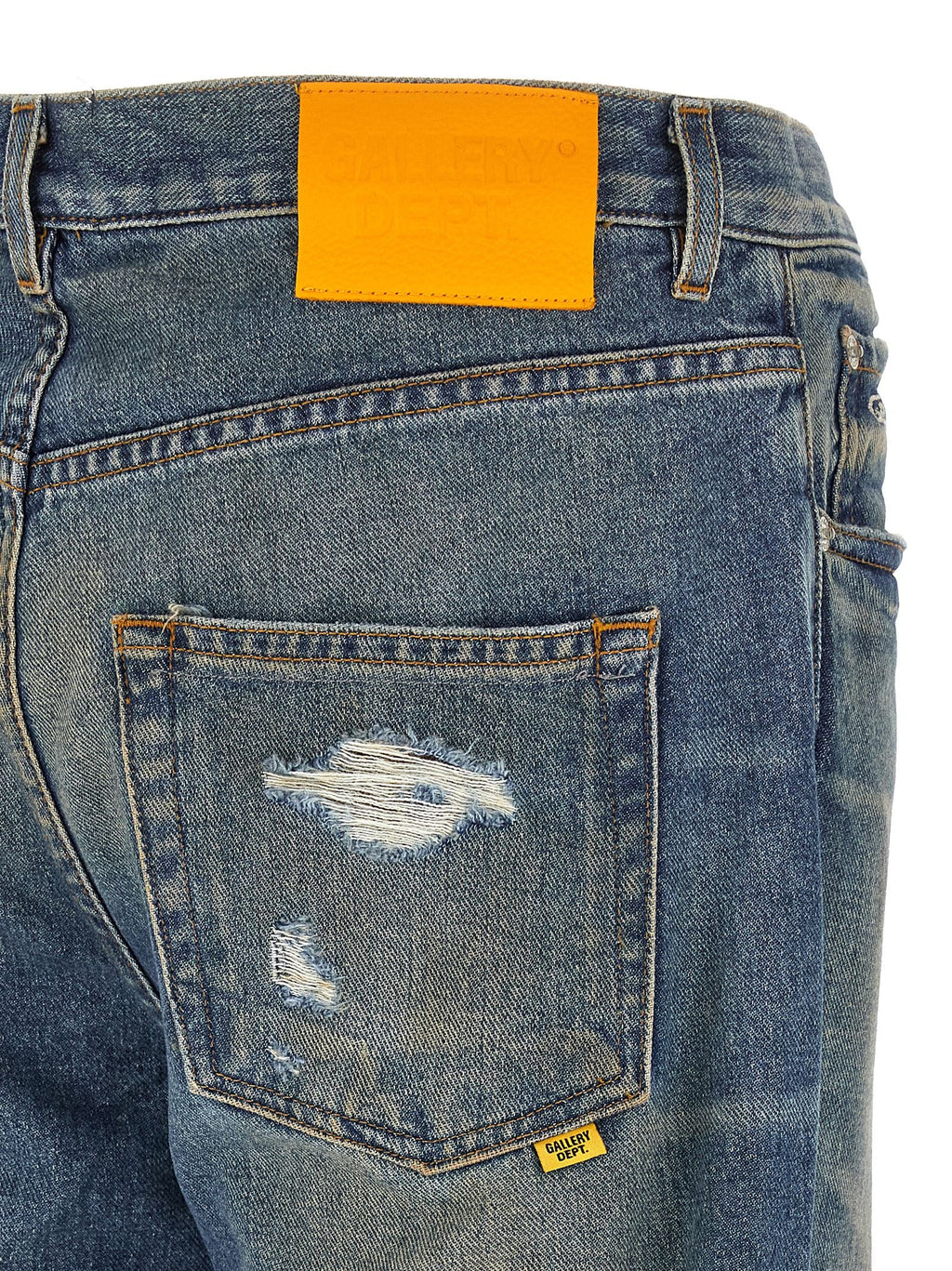 GALLERY DEPT. Blue Cotton Flared Jeans