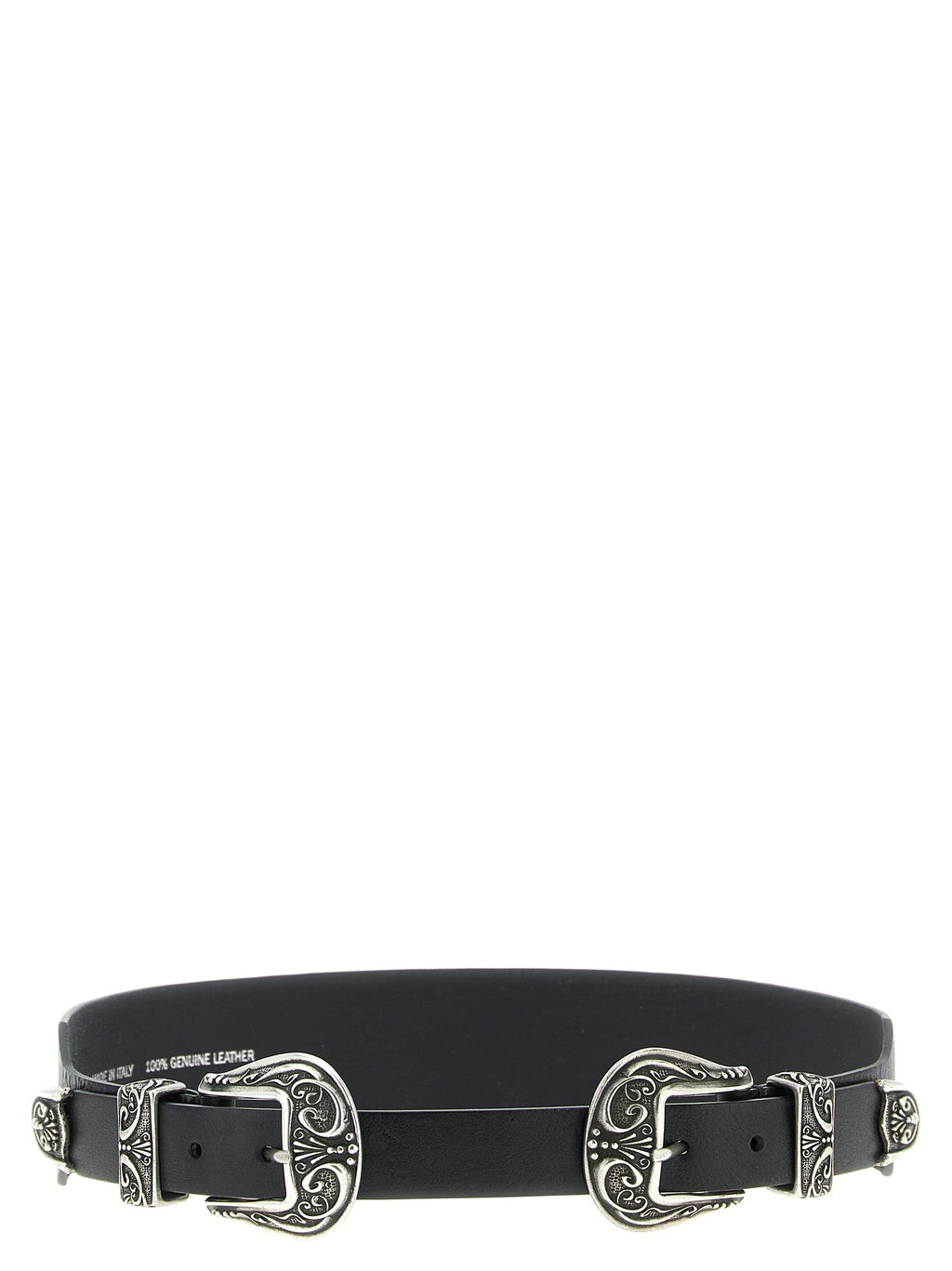 Golden Goose Black Cowhide Regular Belt